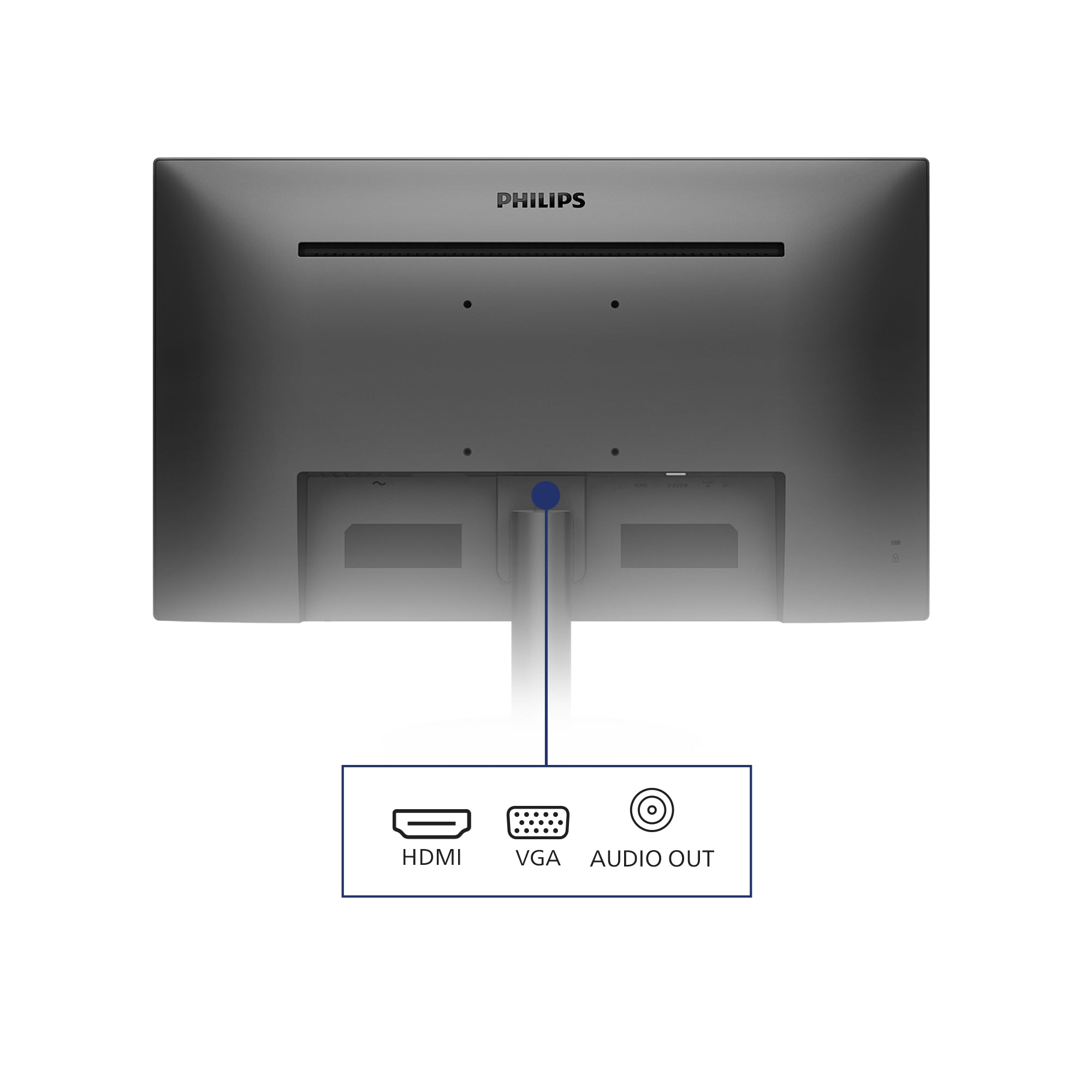Philips V Line 221V8A/00 LED display 54,6 cm (21.5") 1920 x 1080 pixels Full HD Noir