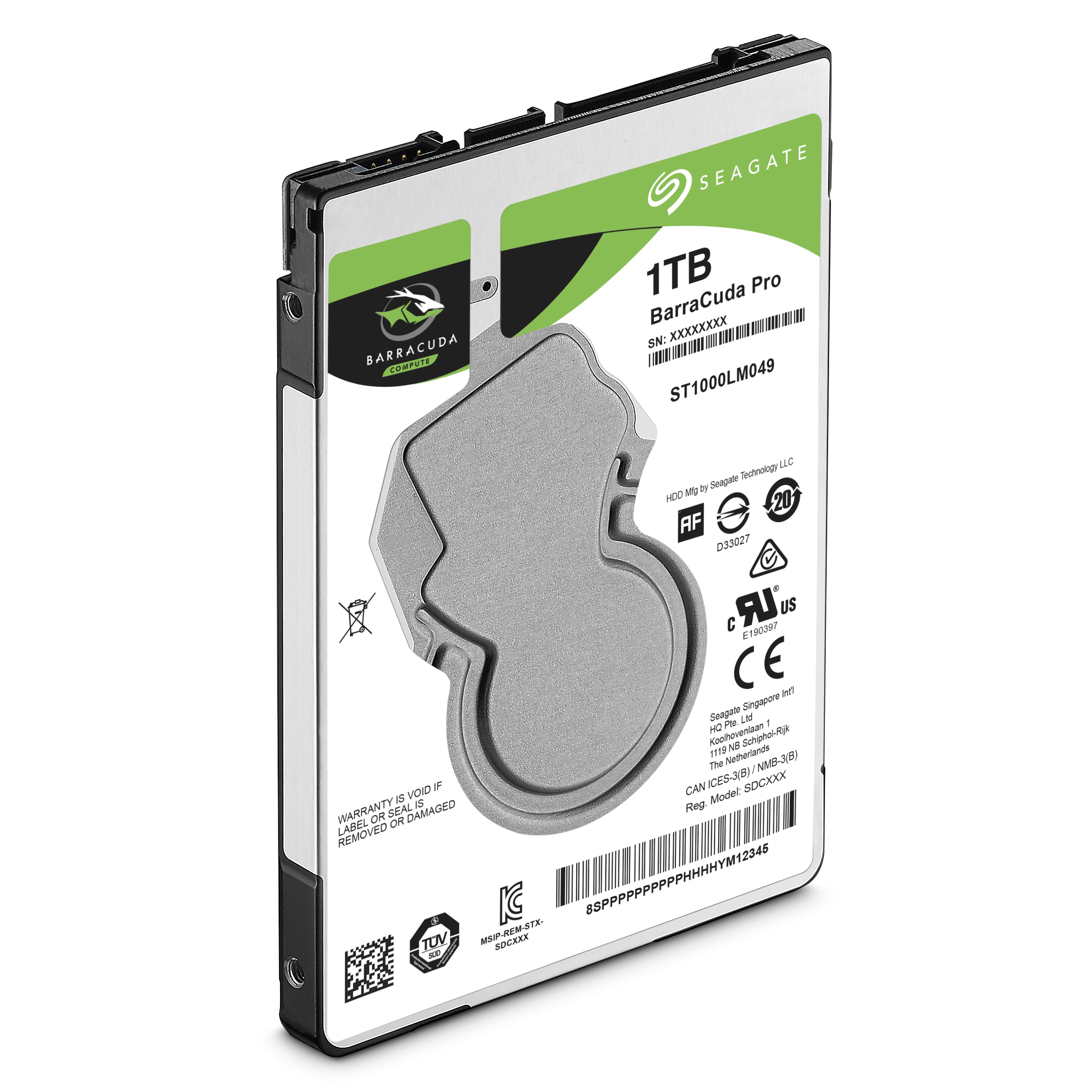 Seagate Barracuda Pro disque dur 1 To 7200 tr/min 128 Mo 2.5" Série ATA III