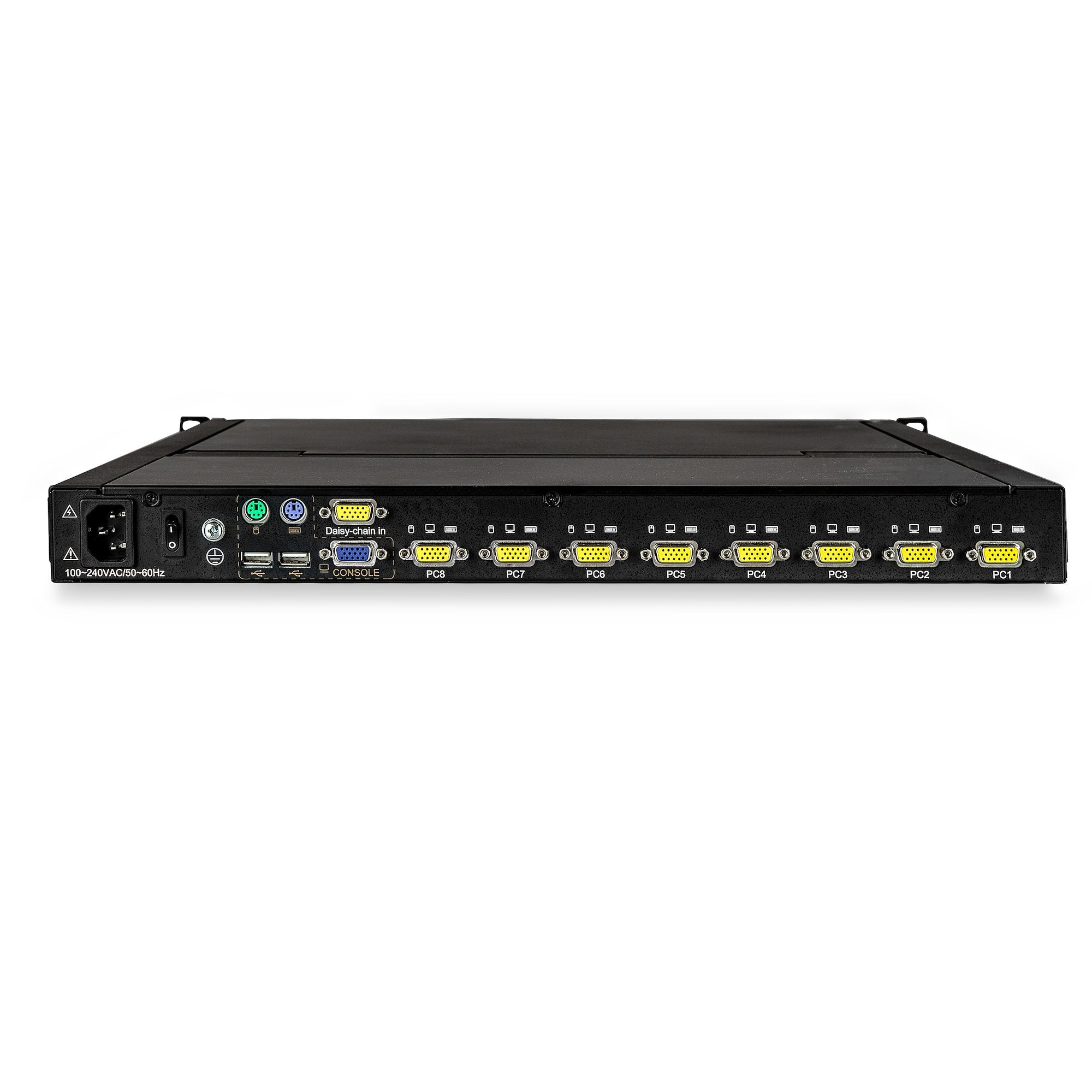 StarTech.com RKCONS1708K support d'ordinateurs 43,2 cm (17") 1280 x 1024 pixels Acier Noir 1U