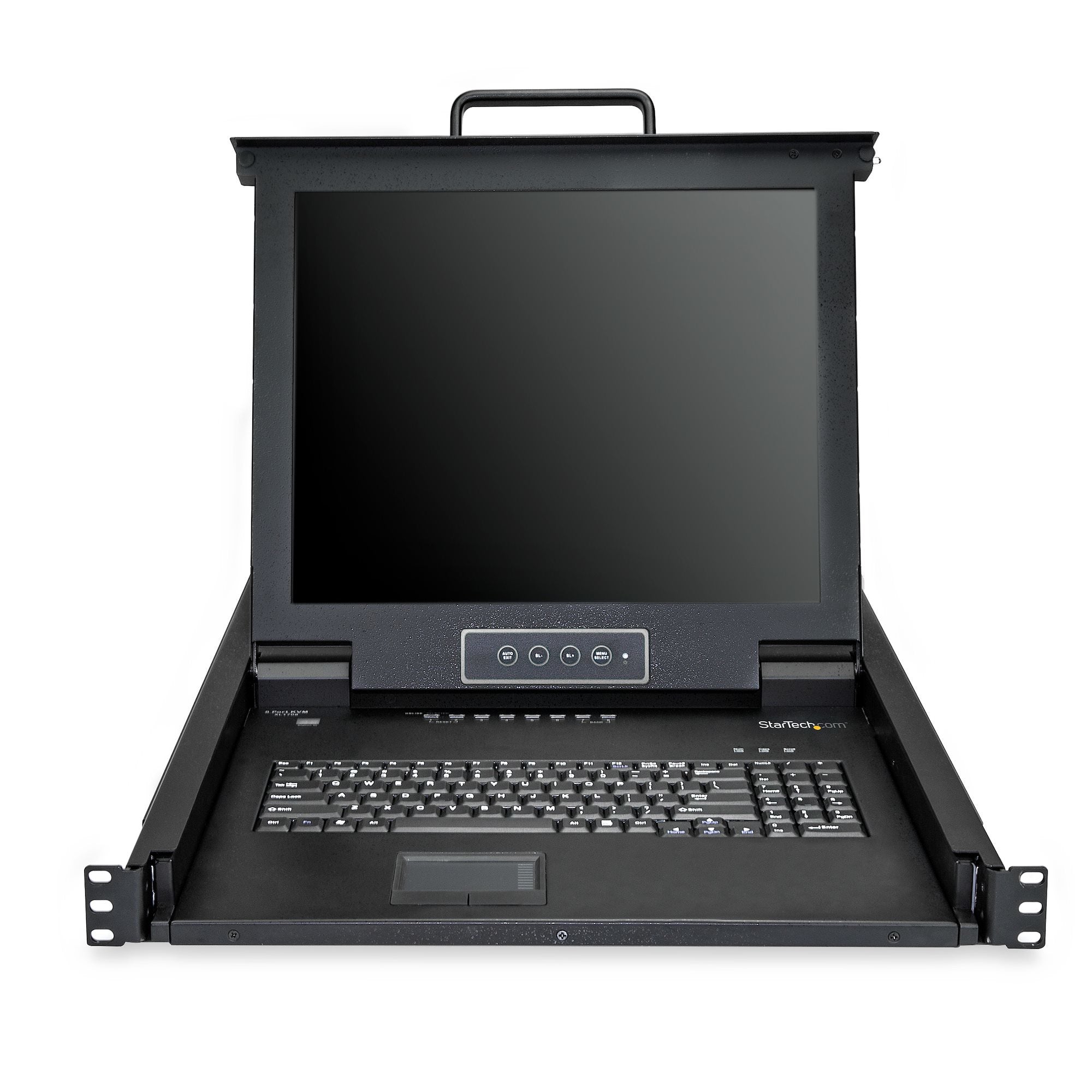 StarTech.com RKCONS1708K support d'ordinateurs 43,2 cm (17") 1280 x 1024 pixels Acier Noir 1U