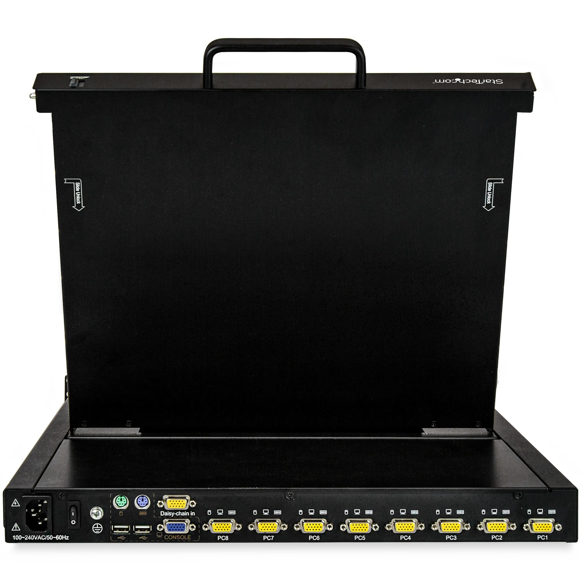 StarTech.com RKCONS1708K support d'ordinateurs 43,2 cm (17") 1280 x 1024 pixels Acier Noir 1U