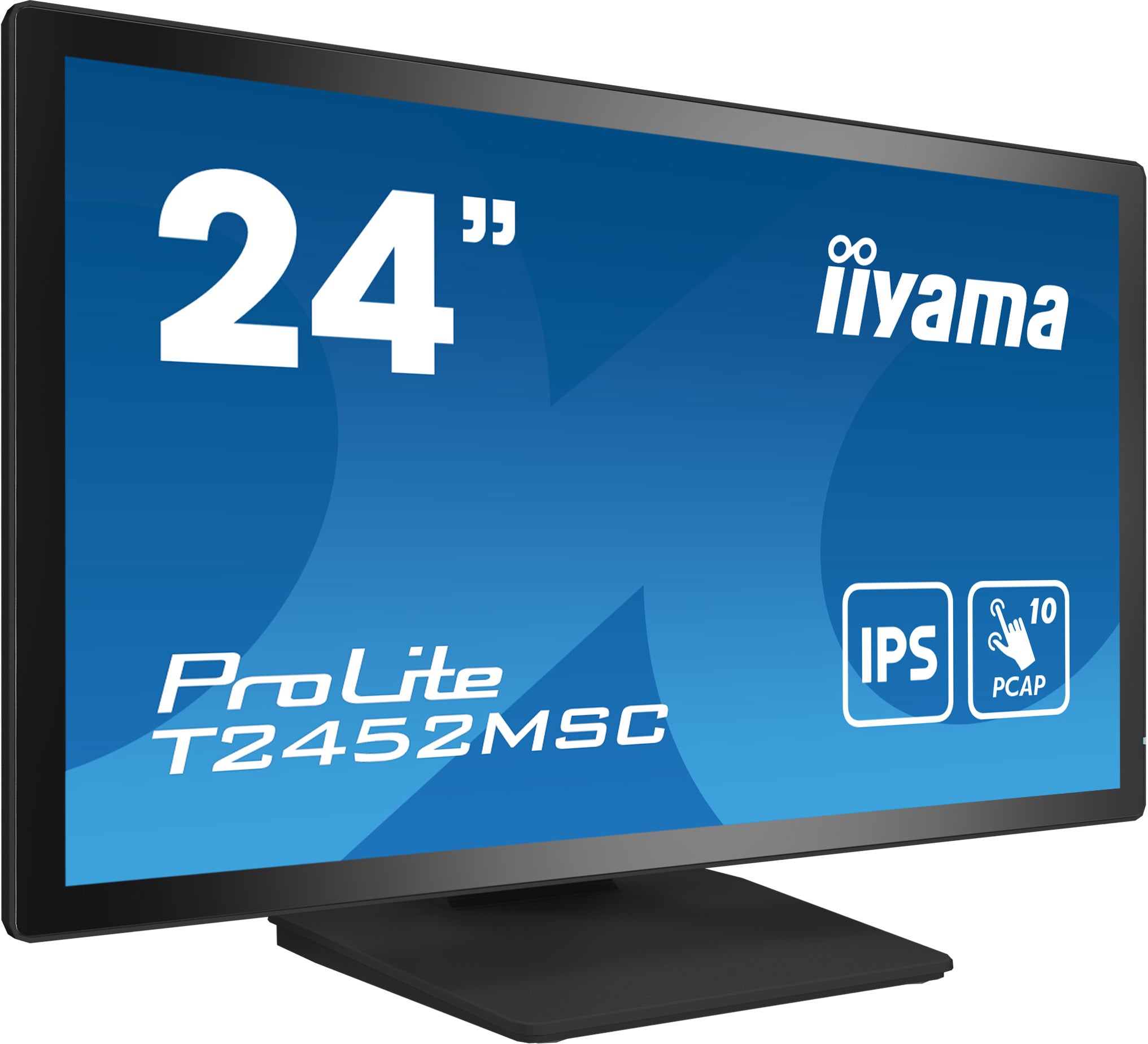 iiyama ProLite T2452MSC-B1 écran plat de PC 60,5 cm (23.8") 1920 x 1080 pixels Full HD LCD Écran tactile Multi-utilisateur Noir