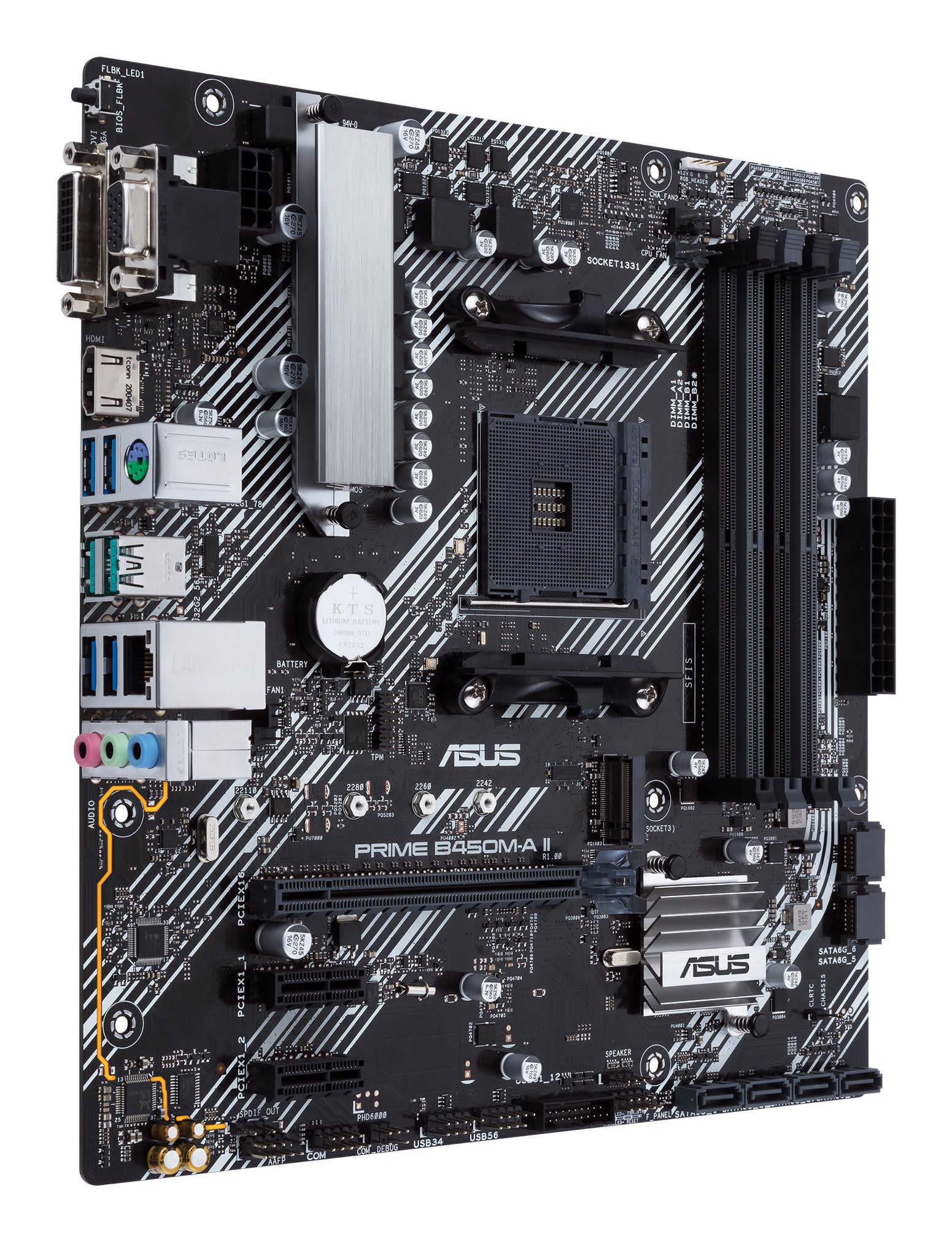 ASUS PRIME B450M-A II AMD B450 Emplacement AM4 micro ATX
