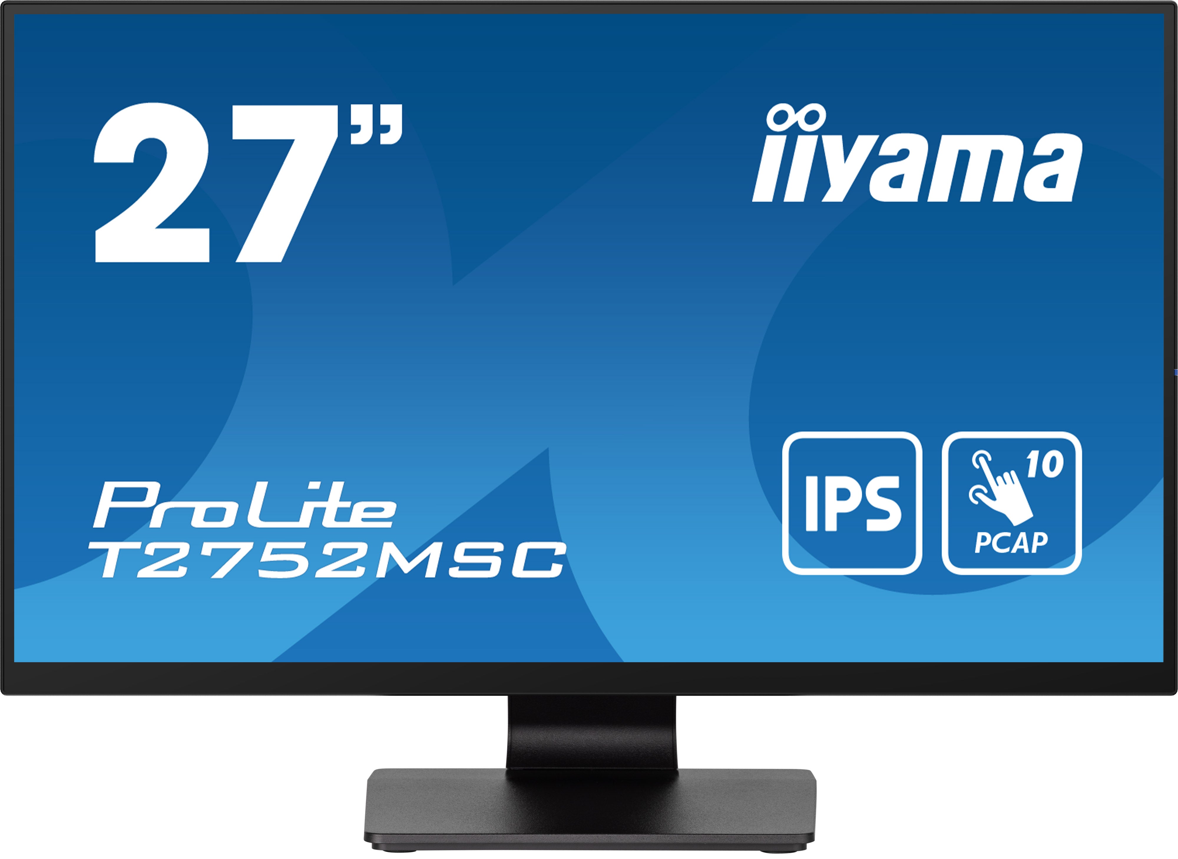 iiyama ProLite T2752MSC-B1 écran plat de PC 68,6 cm (27") 1920 x 1080 pixels Full HD LED Écran tactile Noir