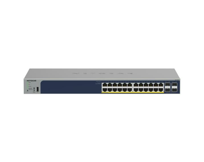 NETGEAR GS752TPP Géré L2/L3/L4 Gigabit Ethernet (10/100/1000) Connexion Ethernet, supportant l'alimentation via ce port (PoE) Gris