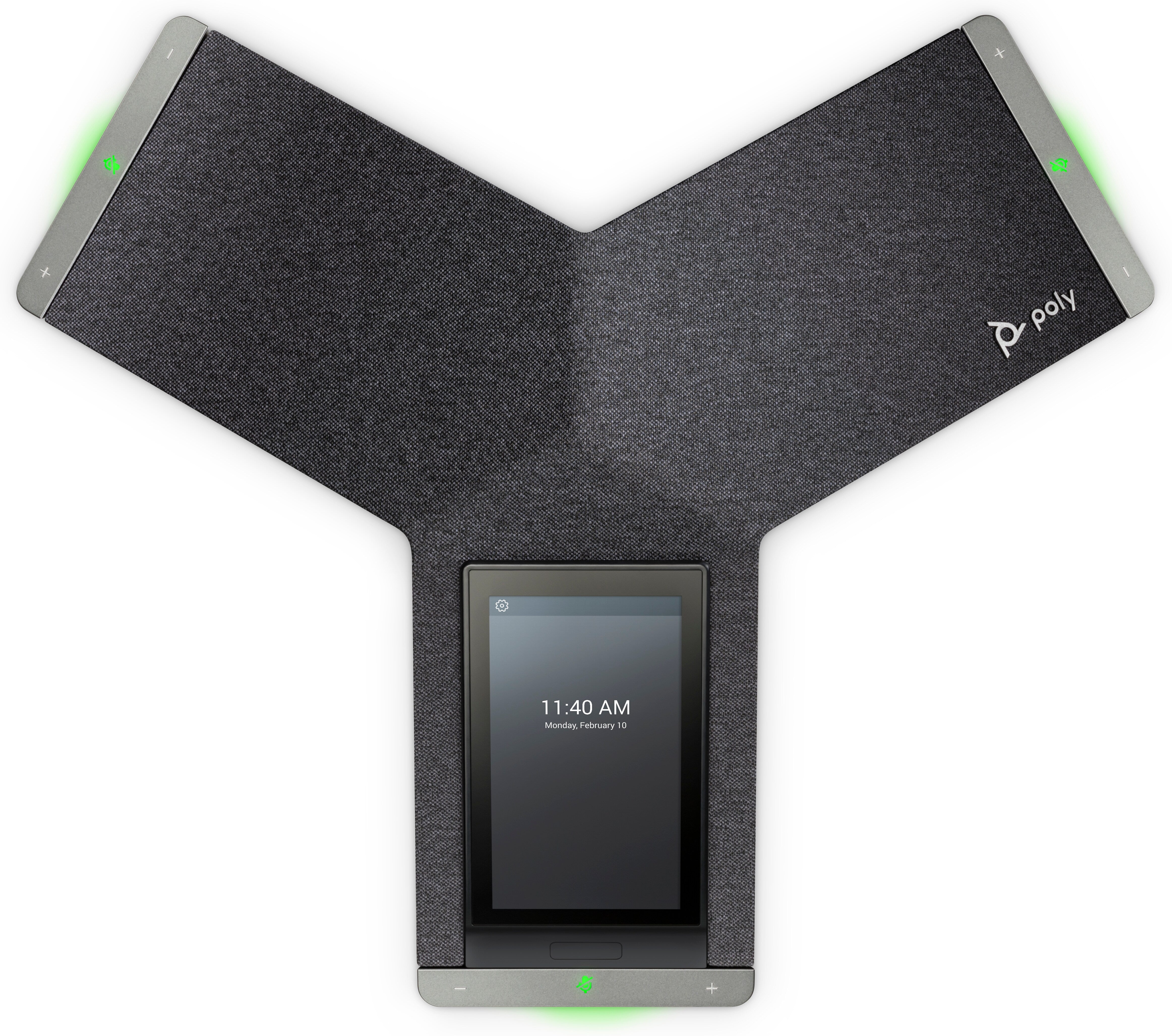 POLY Téléphone de conférence IP Trio C60 pour Microsoft Teams, radio complète et compatible PoE