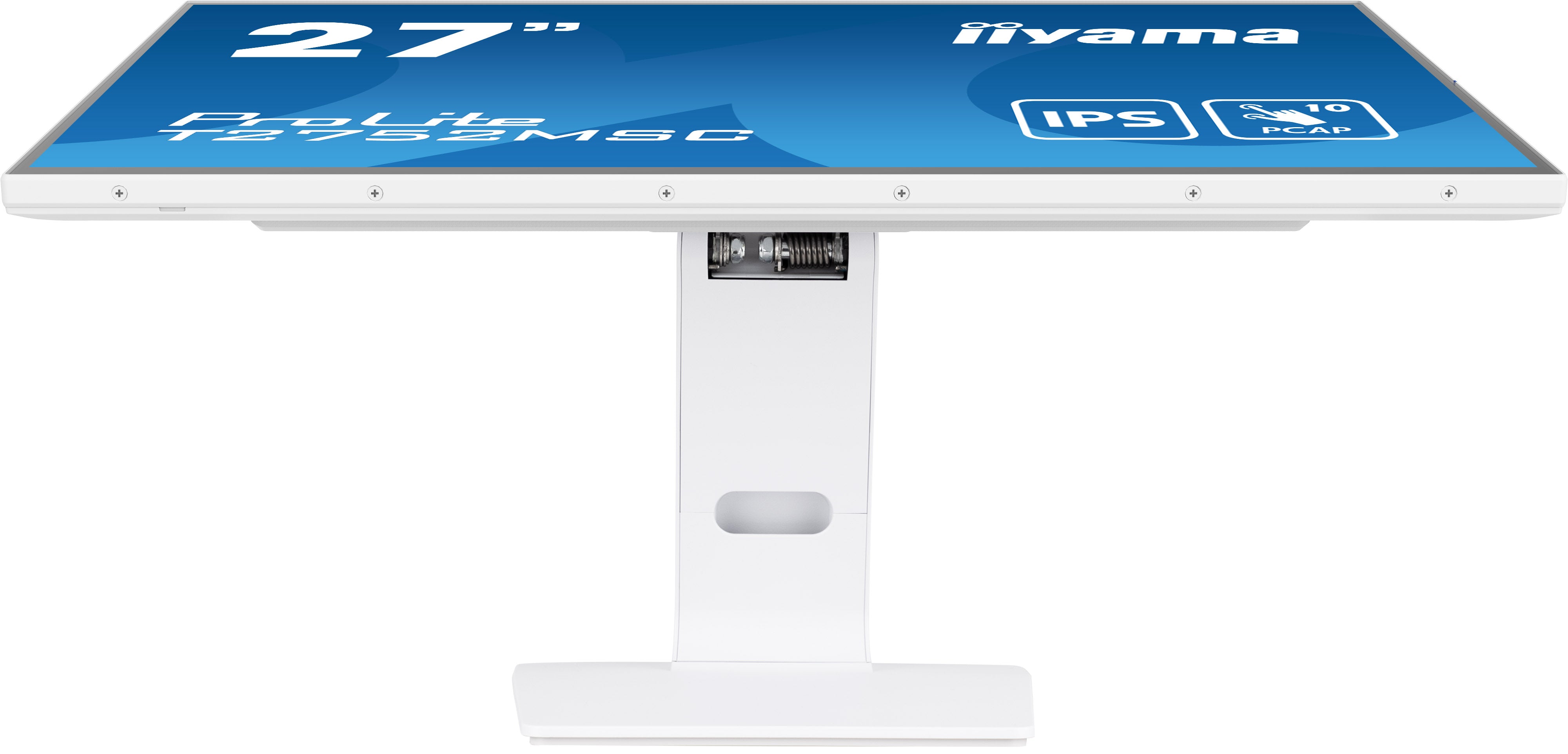 iiyama ProLite T2752MSC-W1 écran plat de PC 68,6 cm (27") 1920 x 1080 pixels Full HD LED Écran tactile Blanc