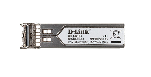 D-Link DIS‑S301SX module émetteur-récepteur de réseau Fibre optique 1000 Mbit/s mini-GBIC