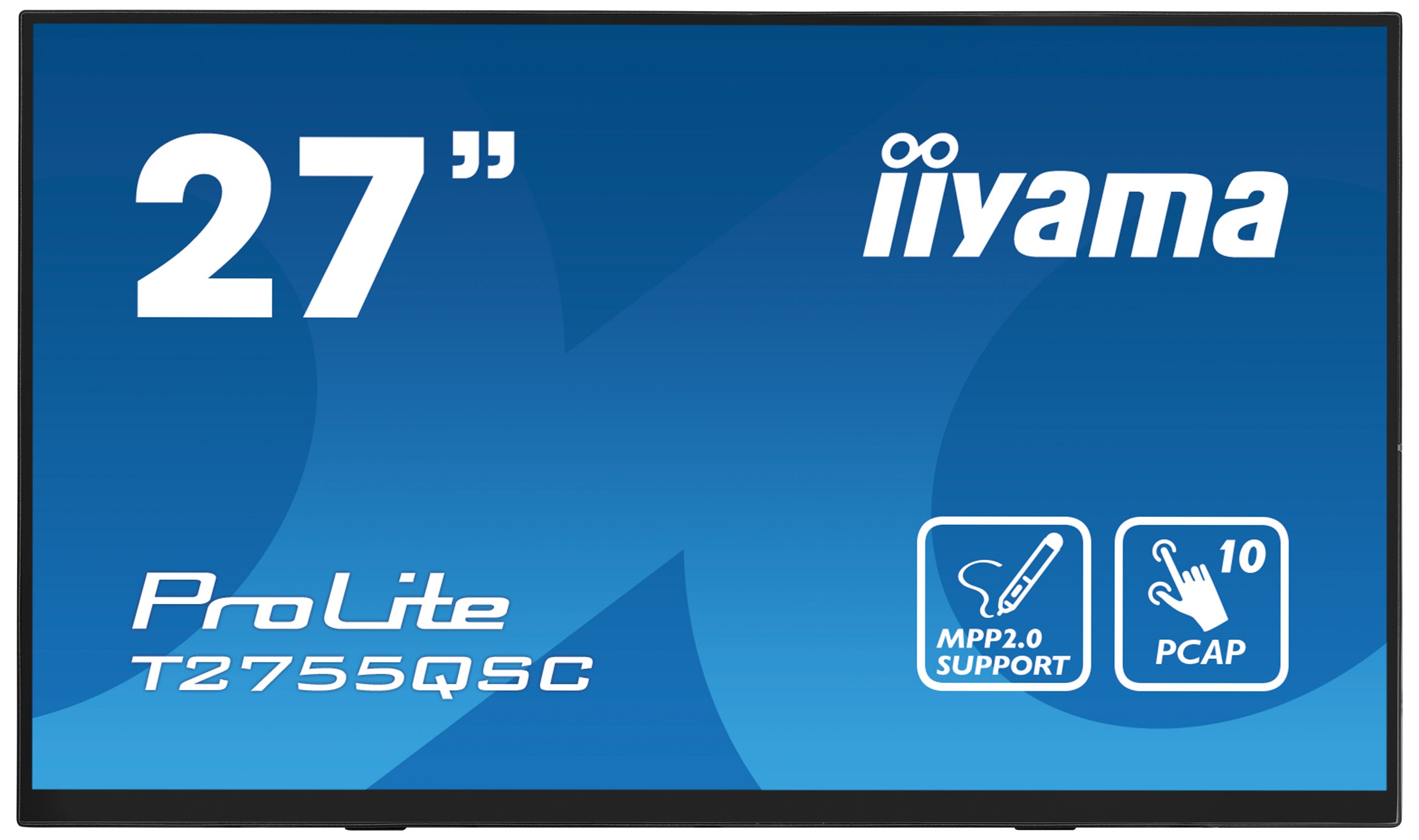 iiyama ProLite T2755QSC-B1 écran plat de PC 68,6 cm (27") 2560 x 1440 pixels Full HD LCD Écran tactile Noir