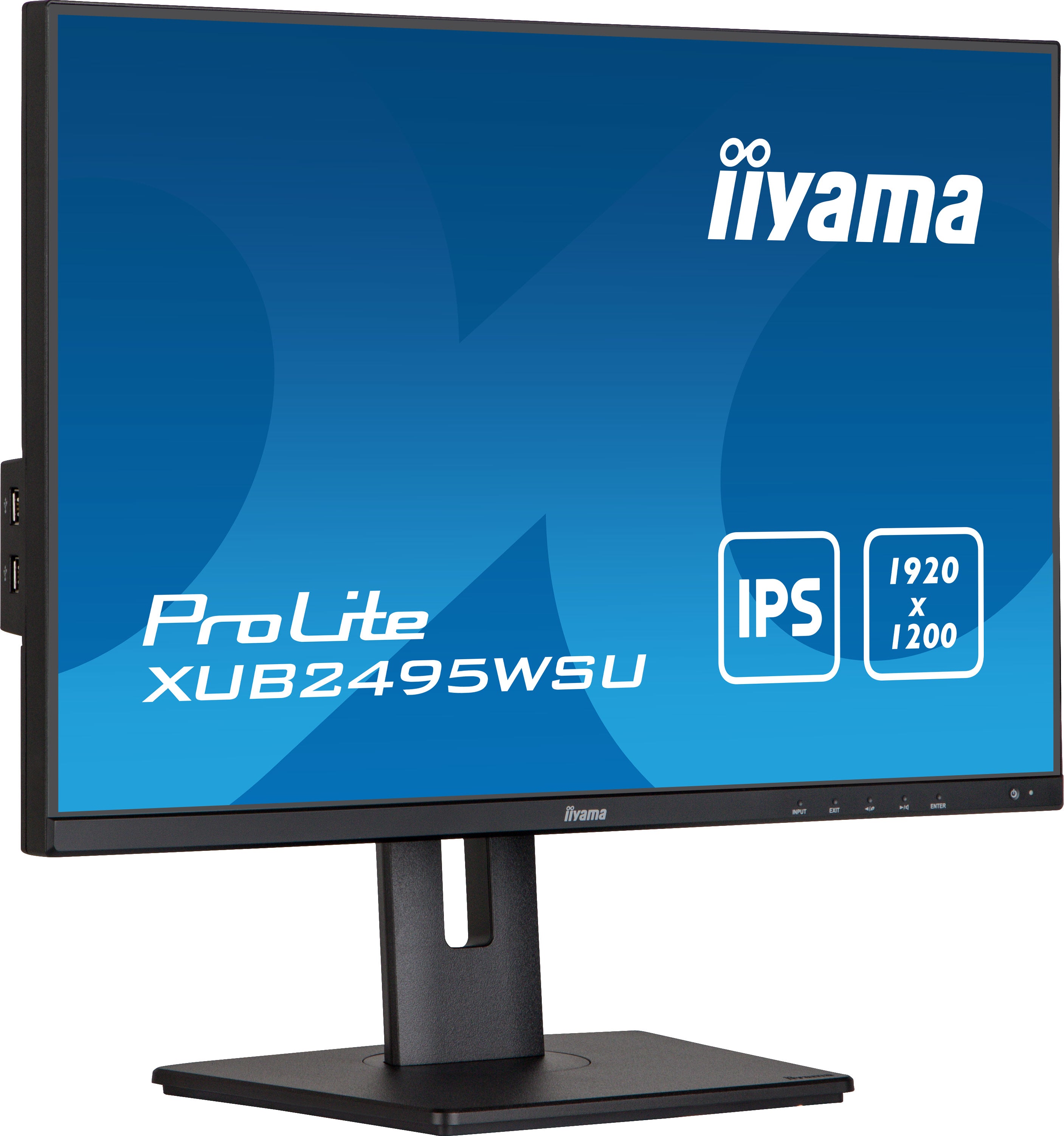 iiyama ProLite XUB2495WSU-B5 écran plat de PC 61,2 cm (24.1") 1920 x 1200 pixels WUXGA LCD Noir