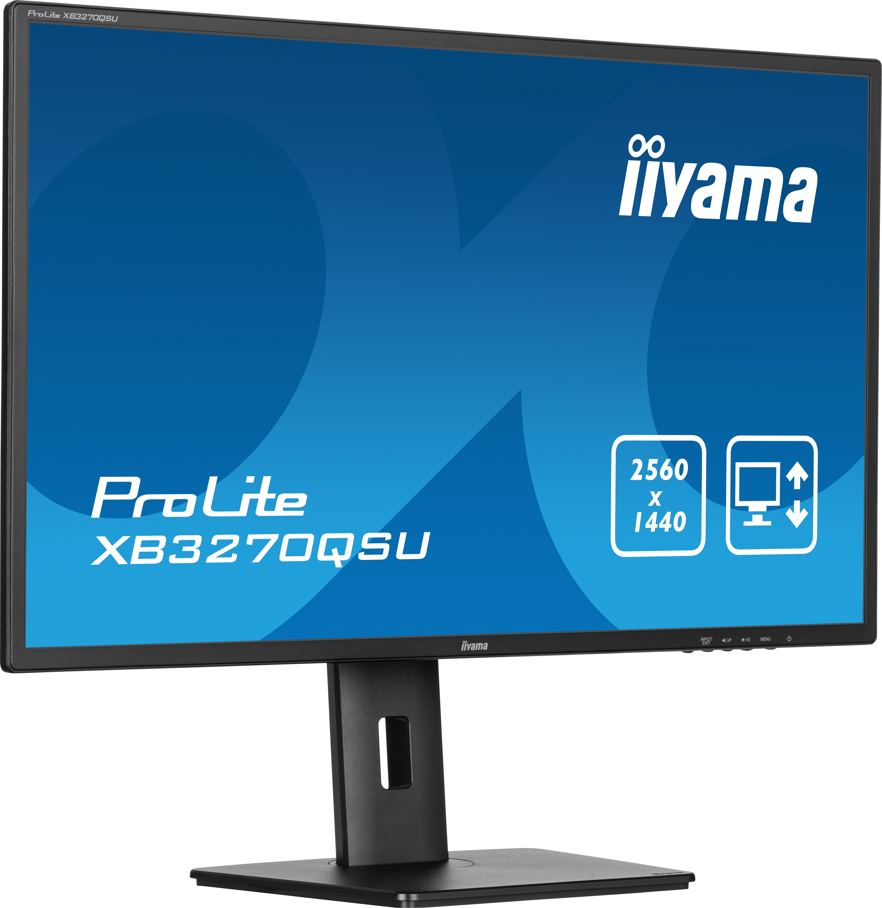 iiyama ProLite XB3270QSU-B1 écran plat de PC 81,3 cm (32") 2560 x 1440 pixels Wide Quad HD LED Noir