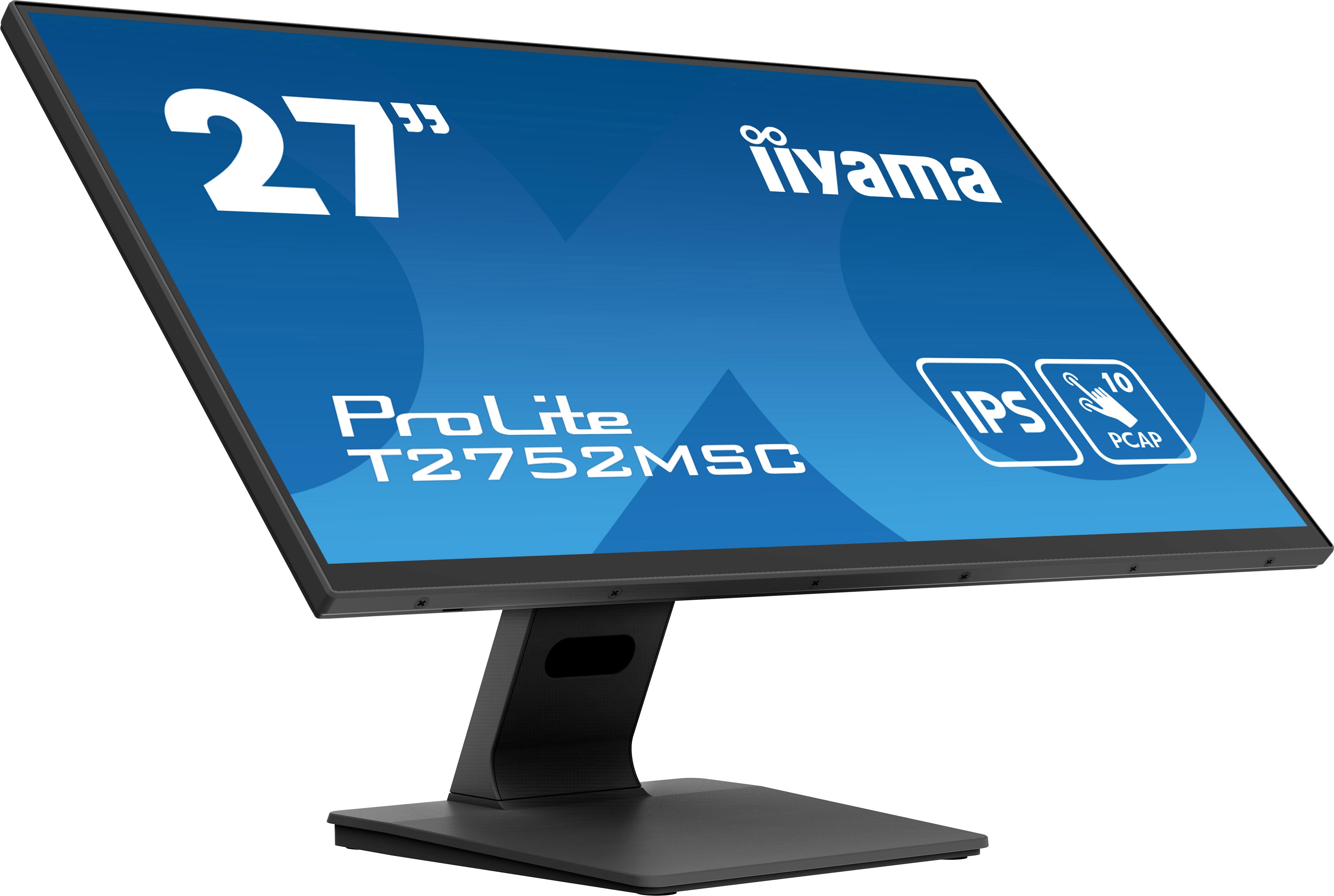 iiyama ProLite T2752MSC-B1 écran plat de PC 68,6 cm (27") 1920 x 1080 pixels Full HD LED Écran tactile Noir