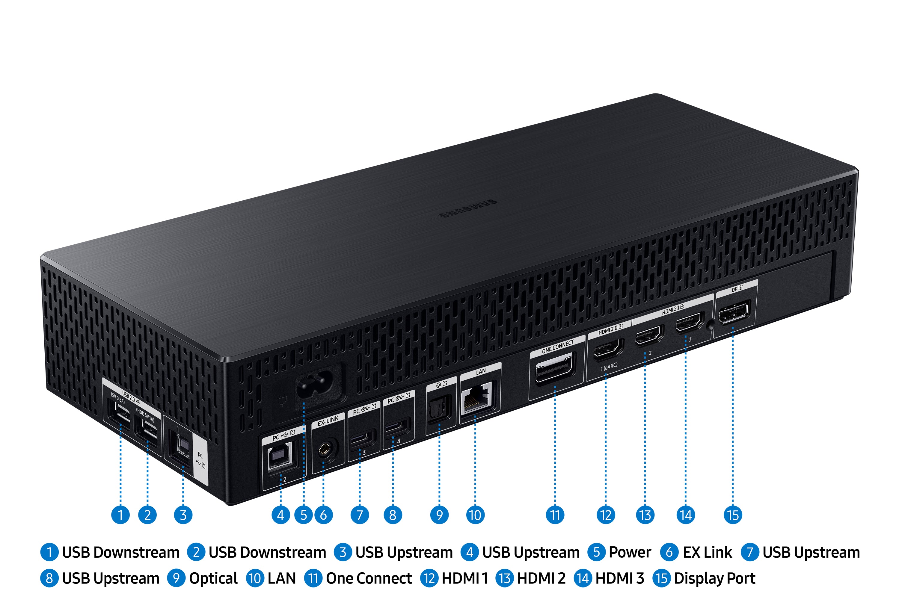 Samsung G97NC écran plat de PC 139,7 cm (55") 3840 x 2160 pixels 4K Ultra HD LED Noir