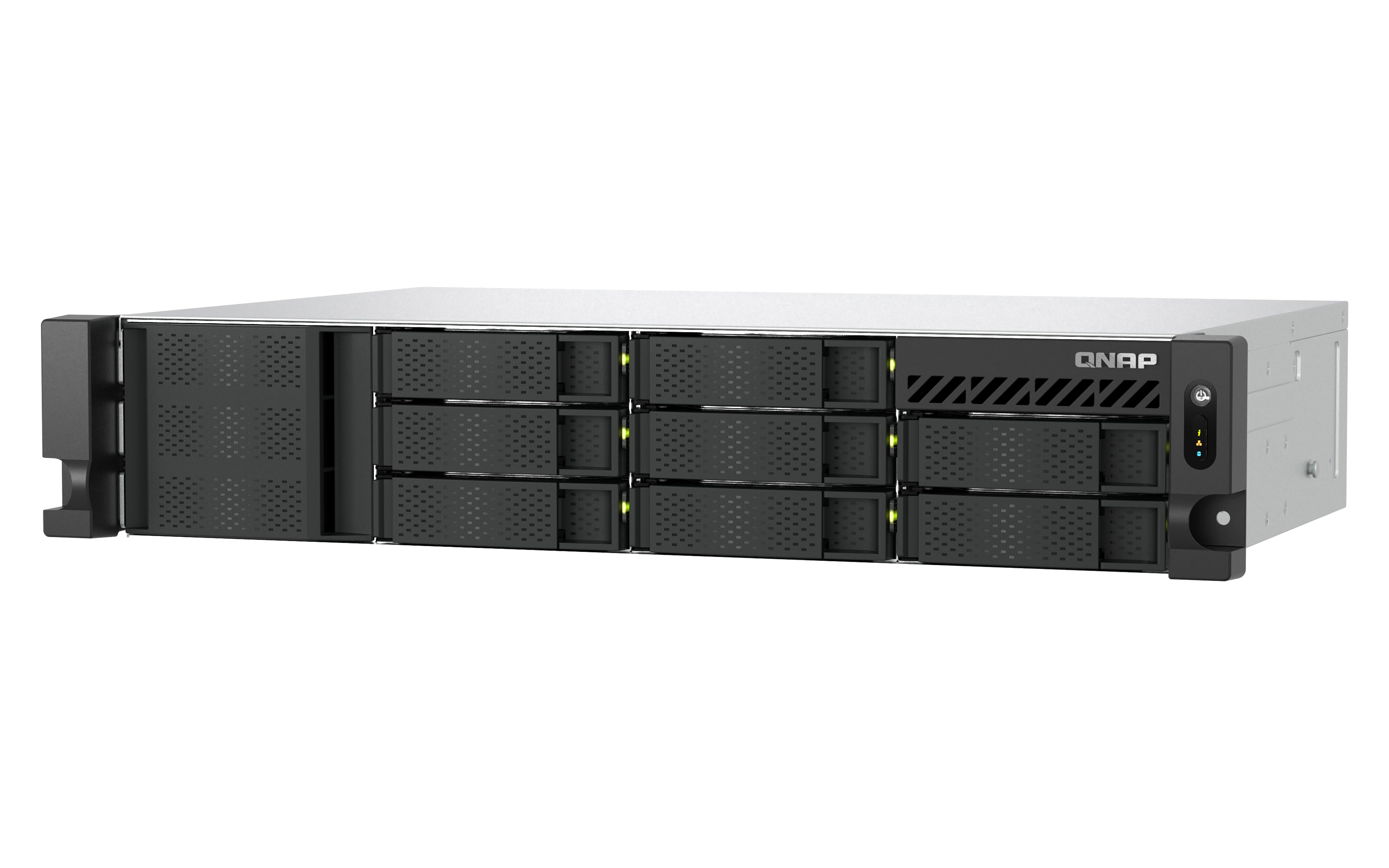 QNAP TS-855EU-RP NAS Rack (2 U) Intel Atom® C5125 8 Go DDR4 0 To QuTS hero Noir