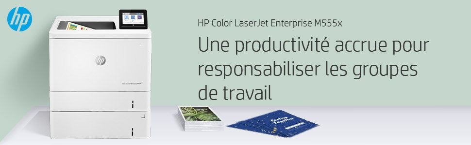 HP Color LaserJet Enterprise M555x, Imprimer, Impression recto-verso