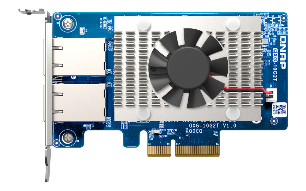QNAP QXG-10G2T carte réseau Interne Ethernet 10000 Mbit/s