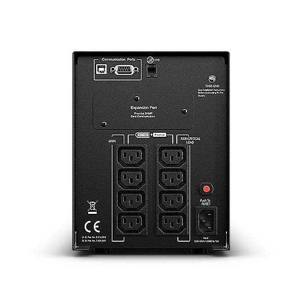CyberPower PR1000ELCD alimentation d'énergie non interruptible Interactivité de ligne 1 kVA 900 W 8 sortie(s) CA