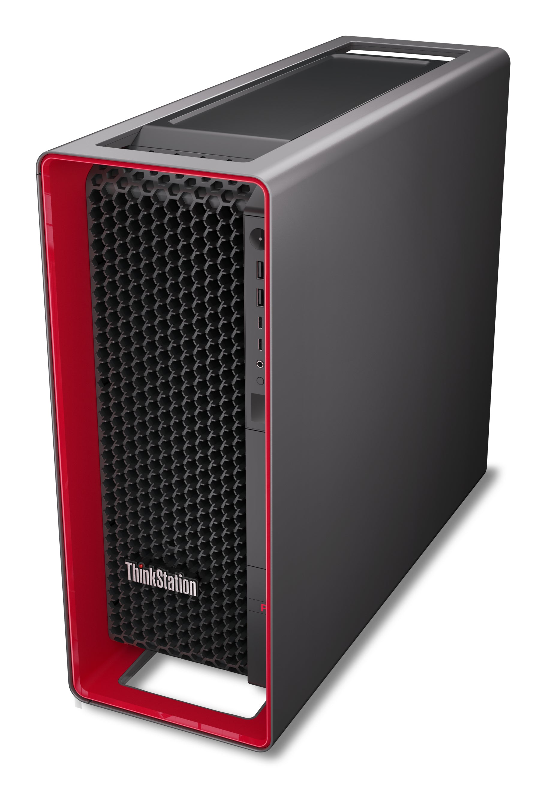 Lenovo ThinkStation P7 Intel® Xeon® W w5-3423 32 Go DDR5-SDRAM 1 To SSD Windows 11 Pro for Workstations Tower Station de travail Noir, Rouge