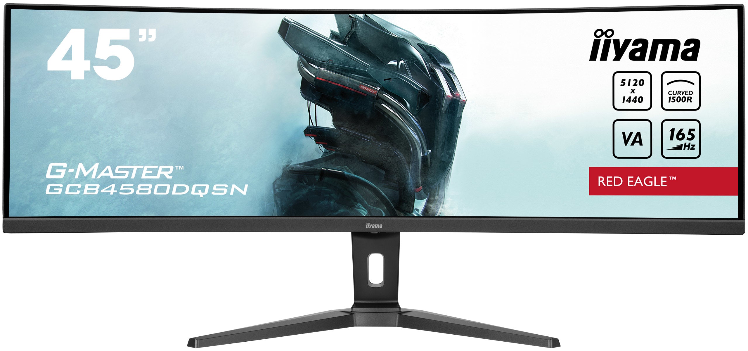 iiyama G-MASTER RED EAGLE CURVED écran plat de PC 113 cm (44.5") 5120 x 1440 pixels Dual QHD LED Noir
