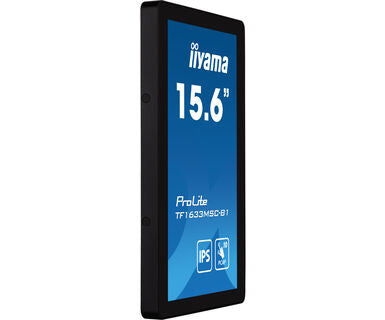 iiyama ProLite TF1633MSC-B1 écran plat de PC 39,6 cm (15.6") 1920 x 1080 pixels Full HD Écran tactile Noir