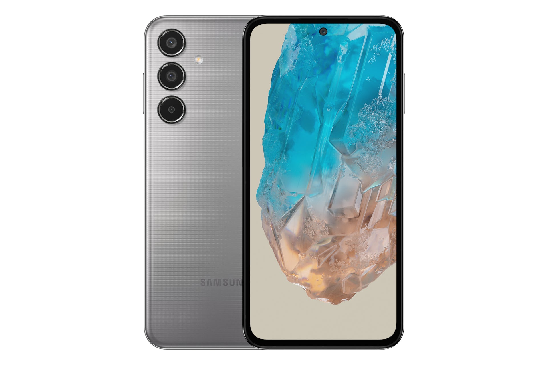 Samsung Galaxy M35 5G 16,8 cm (6.6") Double SIM hybride USB Type-C 6 Go 128 Go 6000 mAh Gris