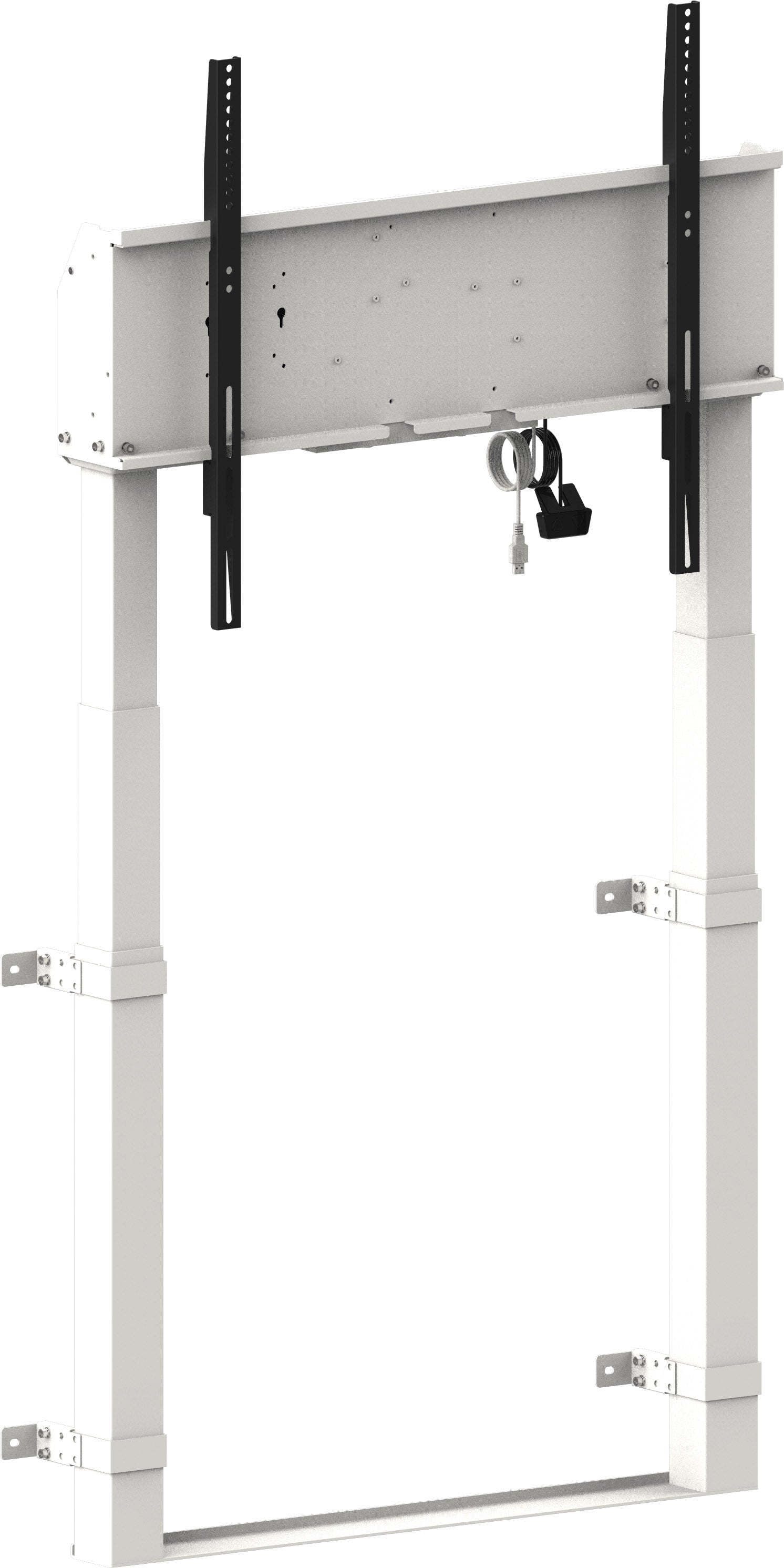 iiyama MD-WLIFT2031-W1 support d'écran plat pour bureau 2,67 m (105") Sol Blanc