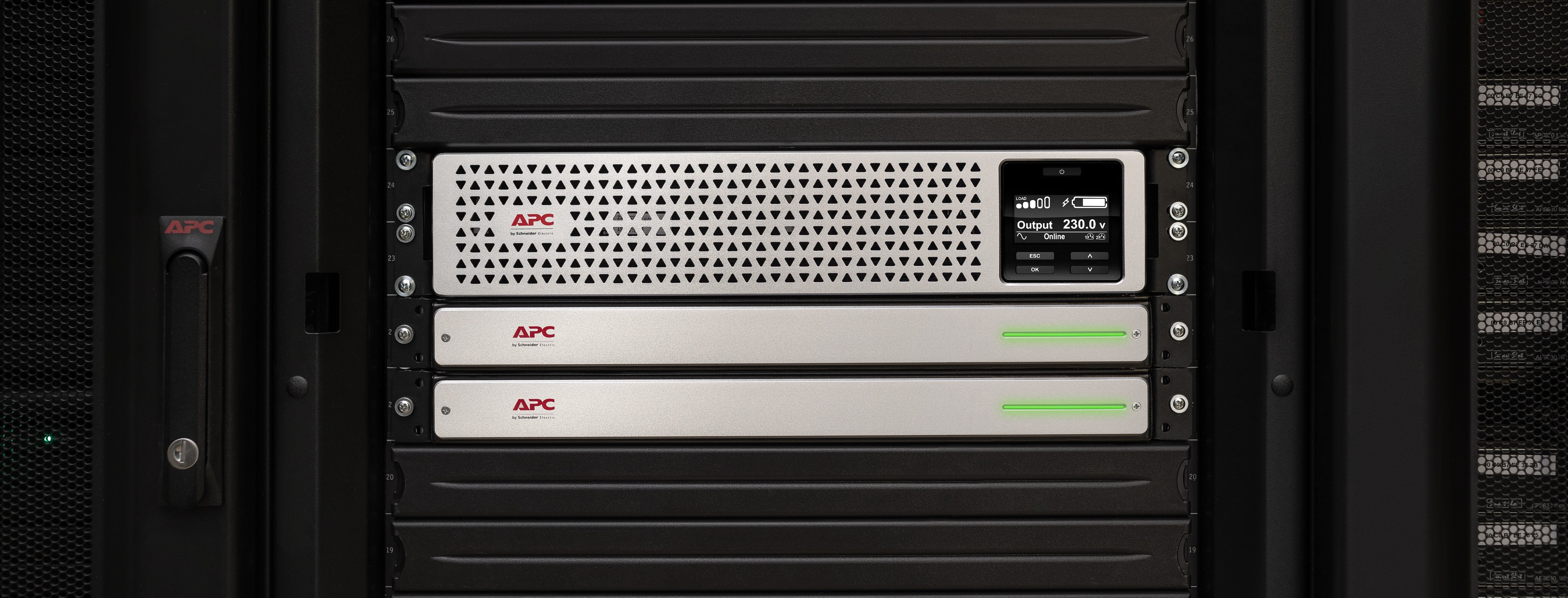APC SRTL1000RMXLI-NC alimentation d'énergie non interruptible Double-conversion (en ligne) 1 kVA 900 W 8 sortie(s) CA