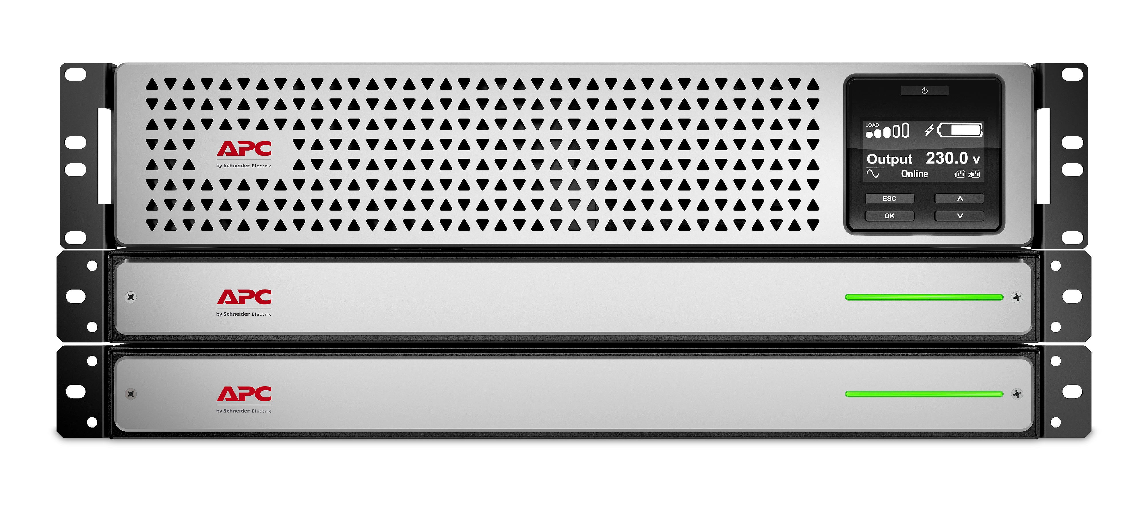 APC SRTL1000RMXLI-NC alimentation d'énergie non interruptible Double-conversion (en ligne) 1 kVA 900 W 8 sortie(s) CA
