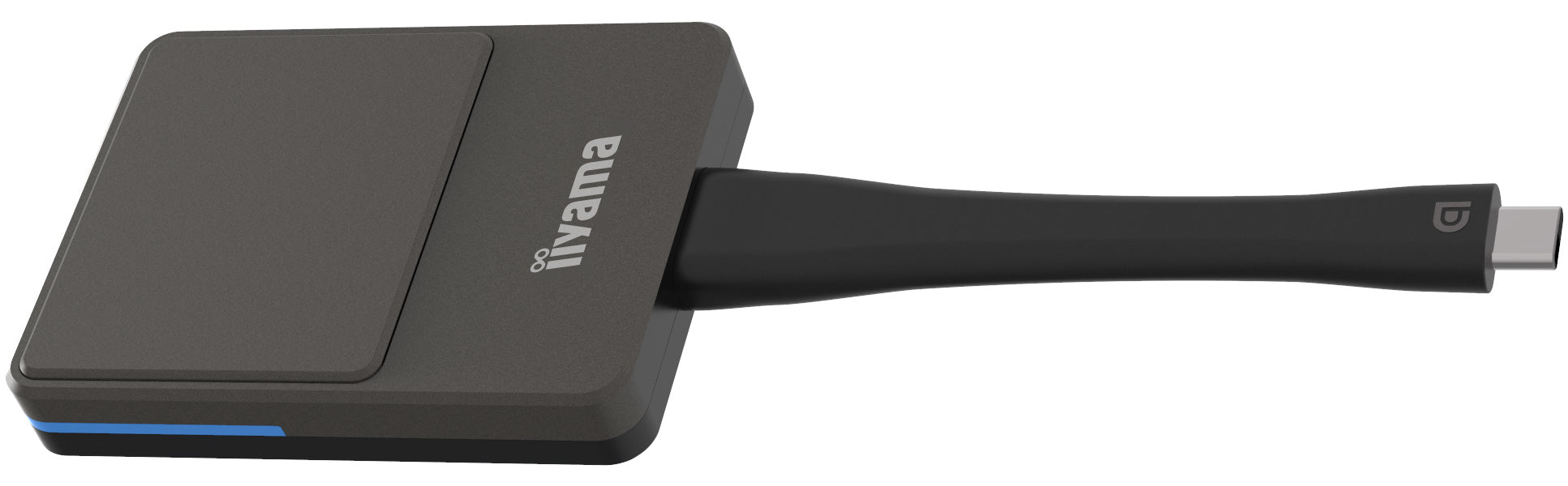 iiyama WP D002C connecteur de télévision intelligent USB 4K Ultra HD Noir, Argent