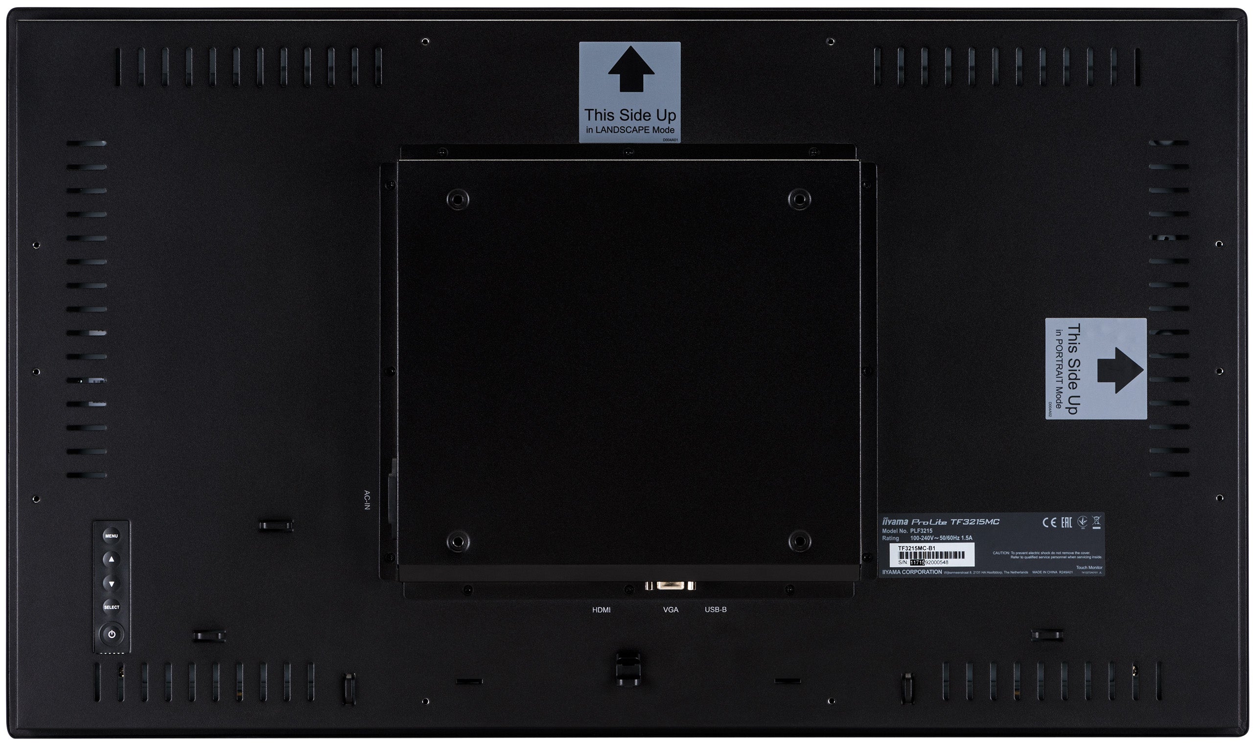 iiyama ProLite TF3215MC-B2 écran plat de PC 81,3 cm (32") 1920 x 1080 pixels Full HD LED Écran tactile Kiosque Noir