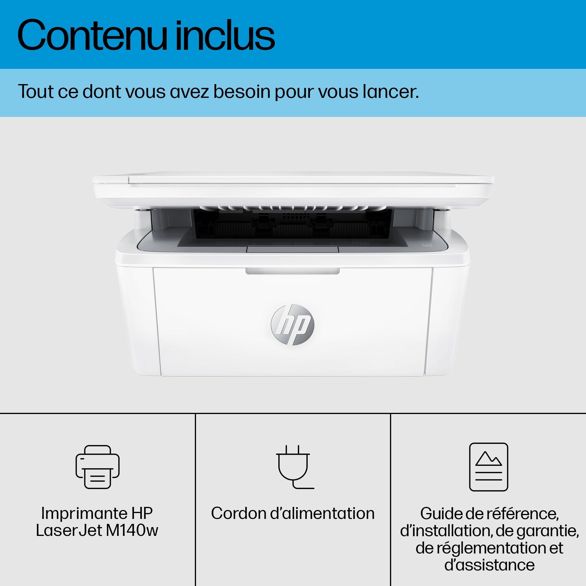 HP LaserJet MFP M140w Printer