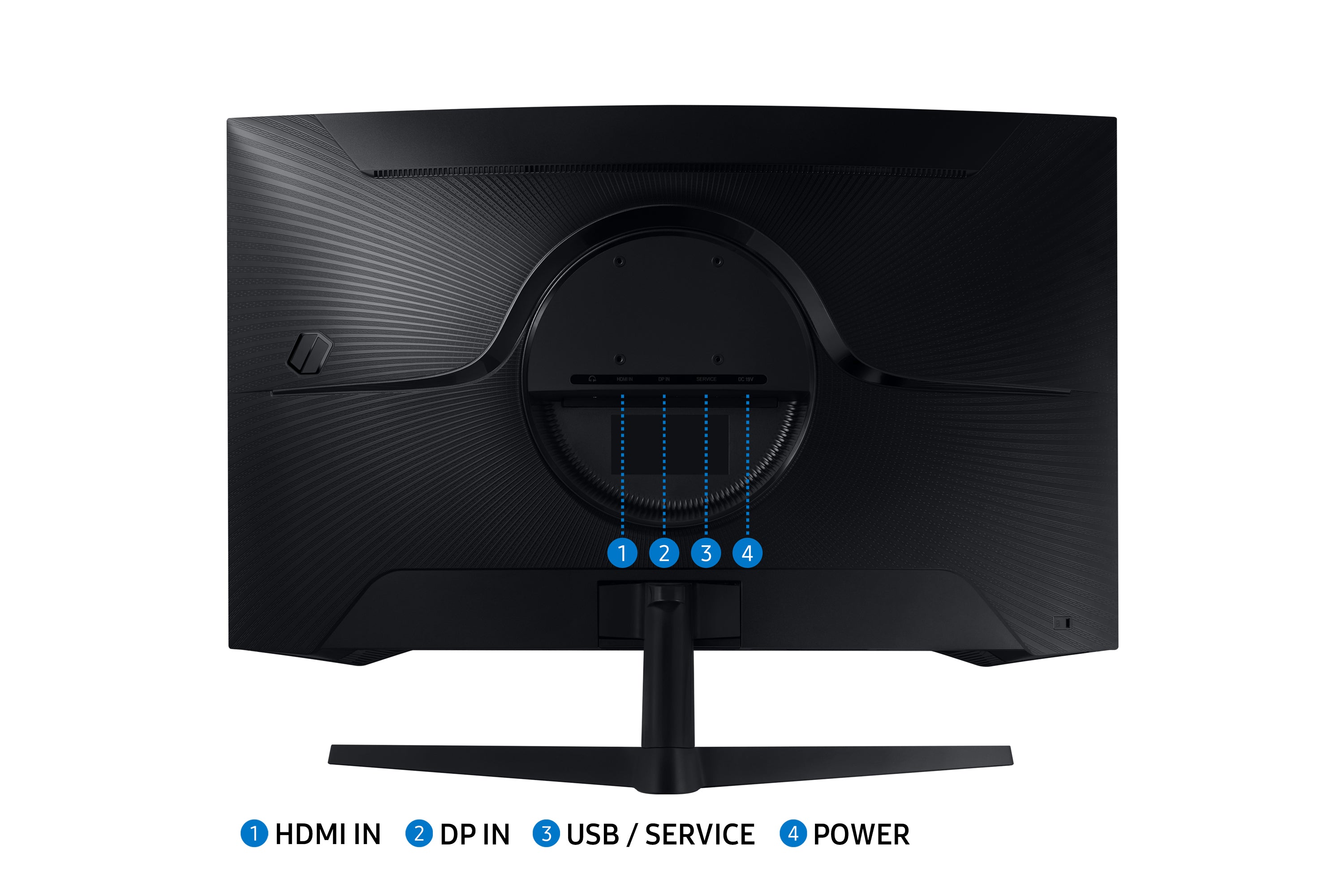 Samsung S32CG552EU écran plat de PC 81,3 cm (32") 2560 x 1440 pixels Quad HD LED Noir