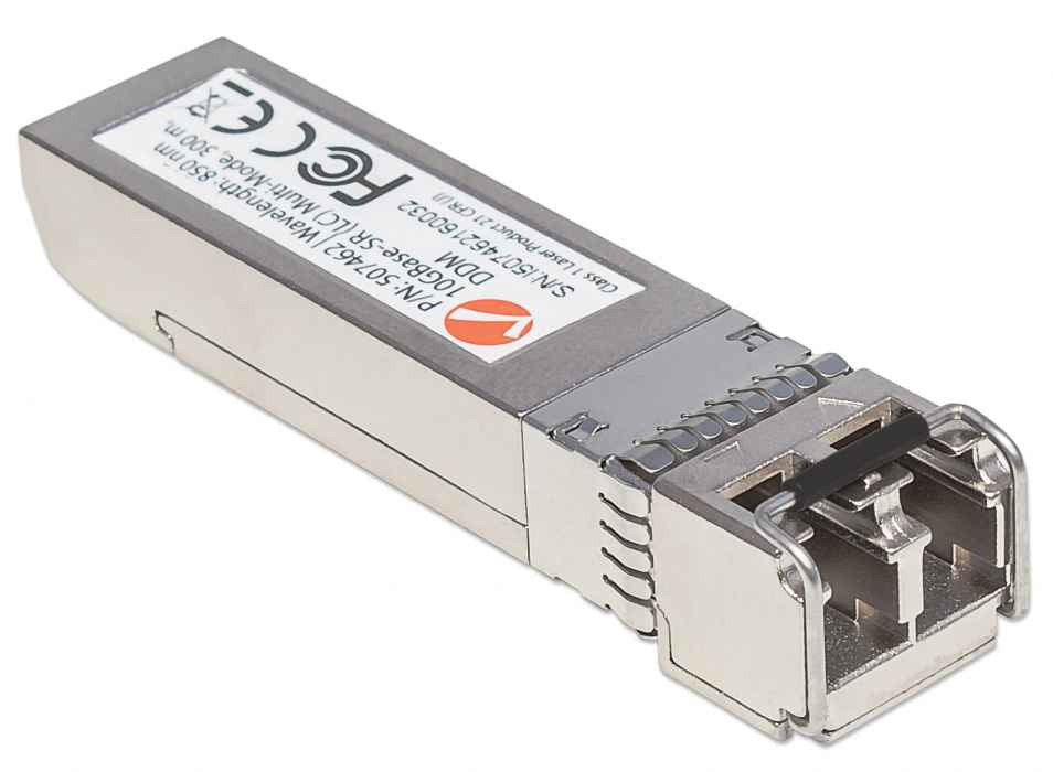 Intellinet 507462 module émetteur-récepteur de réseau Fibre optique 11100 Mbit/s SFP+ 850 nm