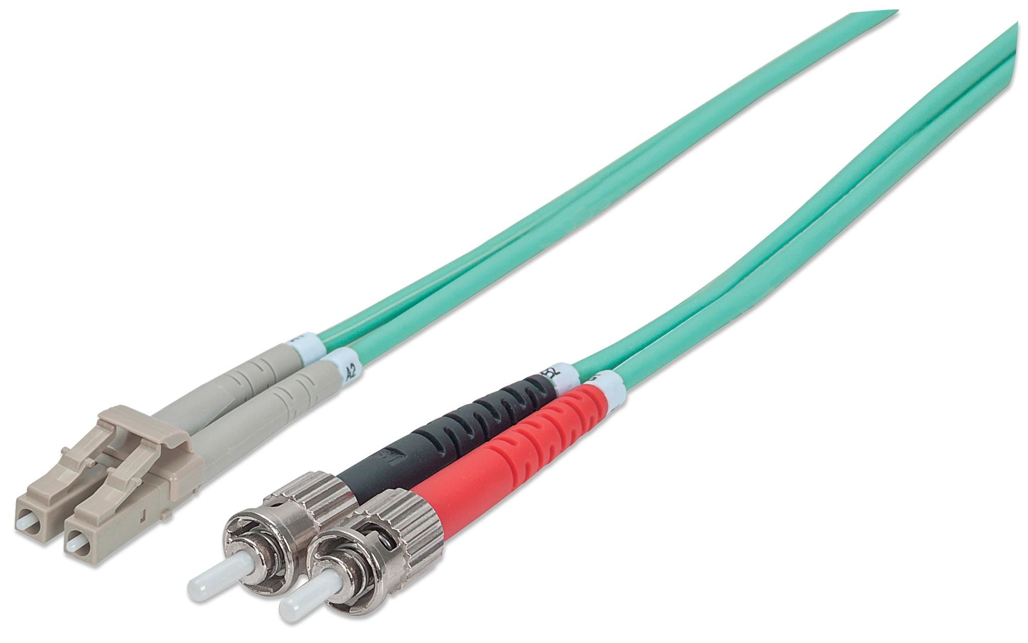 Intellinet 751117 câble InfiniBand et à fibres optiques 1 m ST LC Couleur aqua