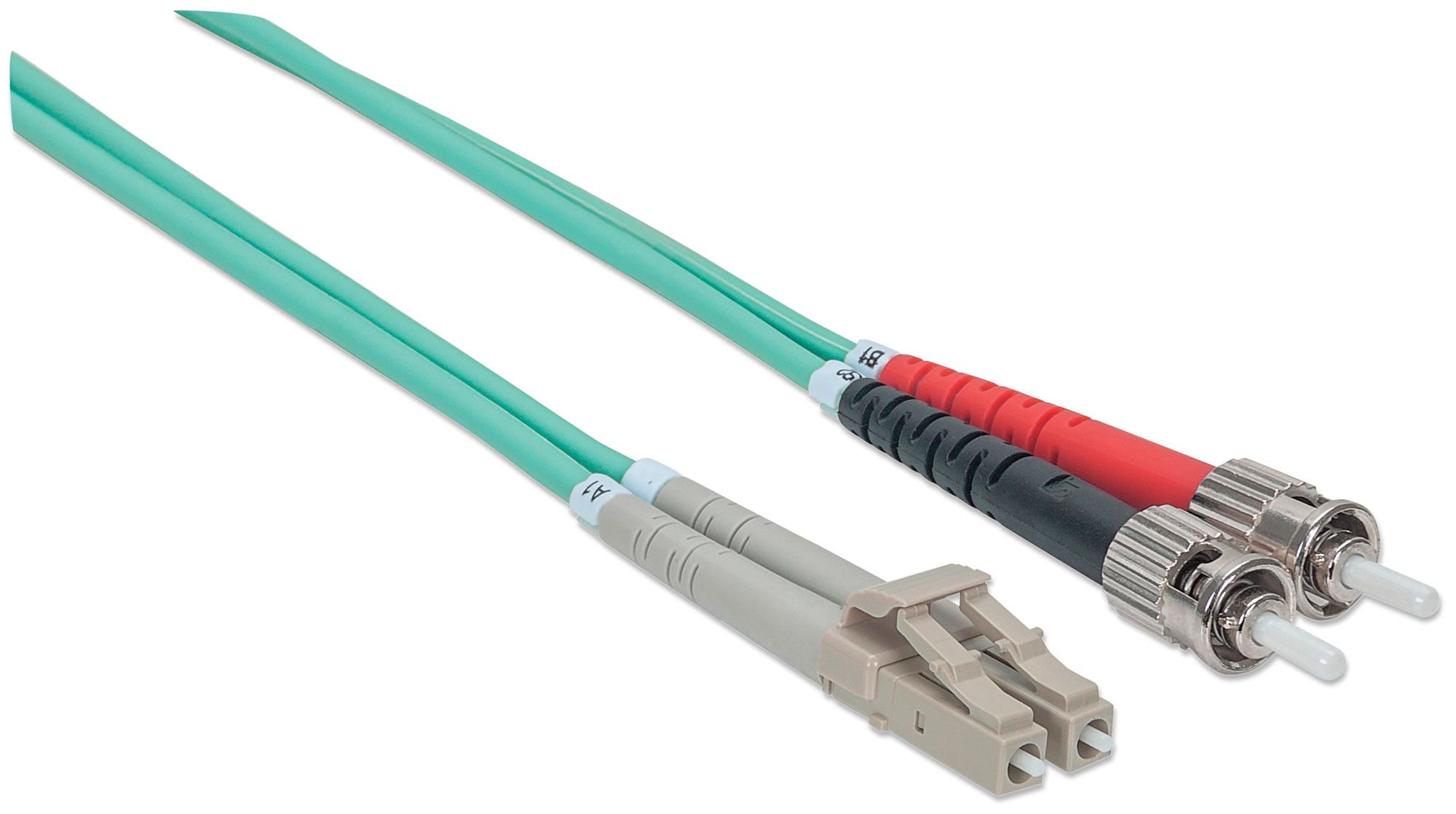 Intellinet 751001 câble InfiniBand et à fibres optiques 2 m ST LC Couleur aqua