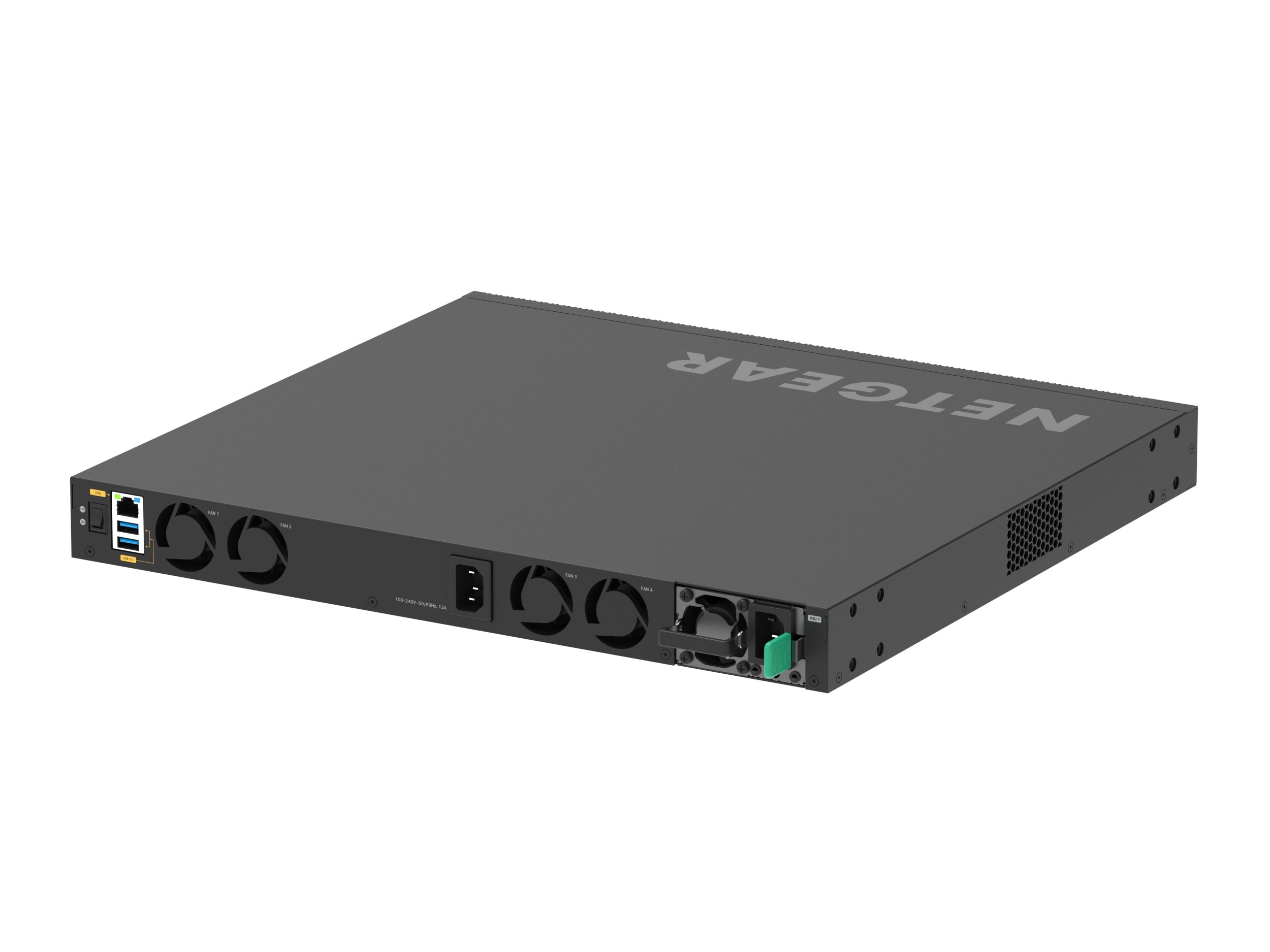 NETGEAR M4350-24X4V Géré L3 10G Ethernet (100/1000/10000) Connexion Ethernet, supportant l'alimentation via ce port (PoE) 1U Noir