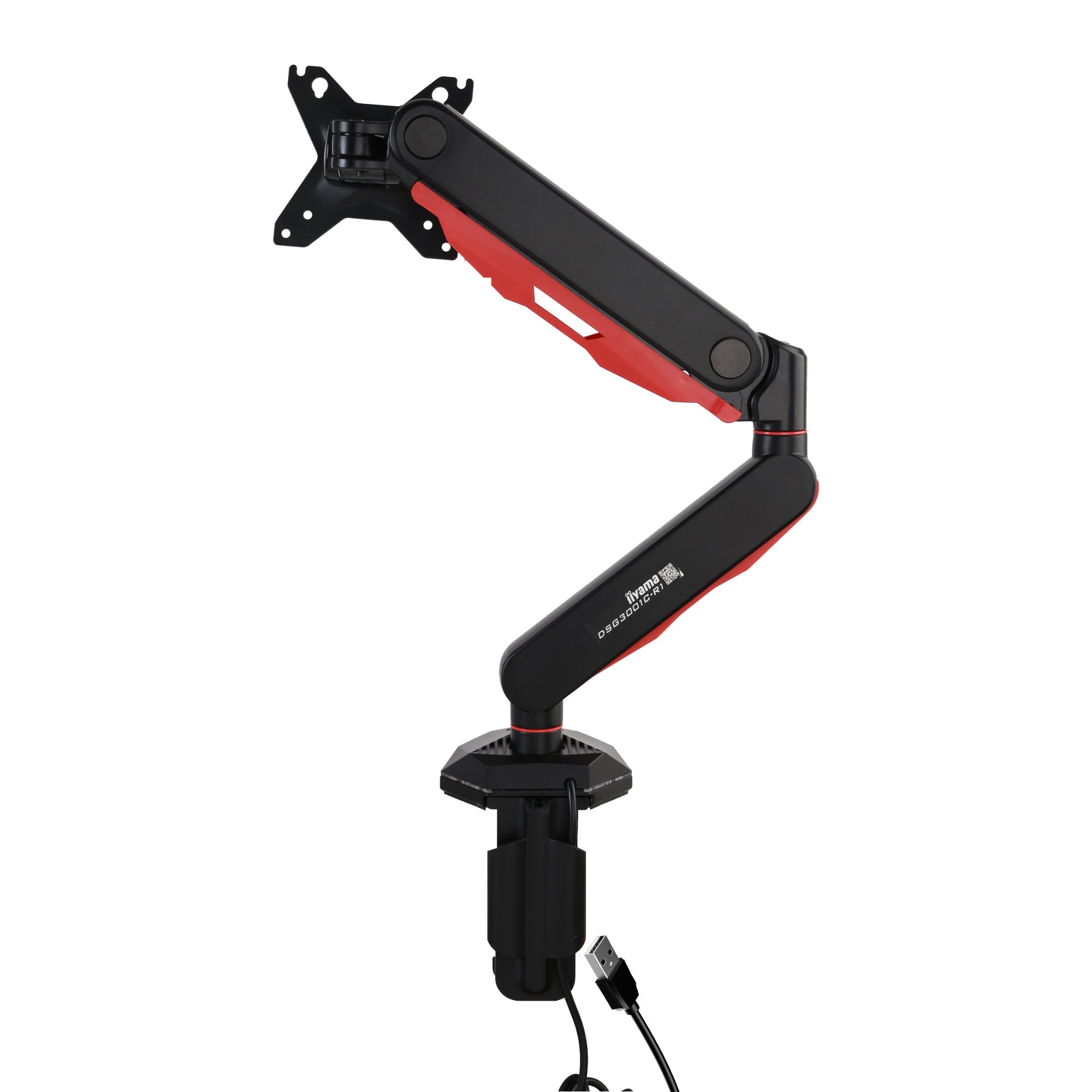 iiyama DSG3001C-R1 support d'écran plat pour bureau 76,2 cm (30") Noir, Rouge