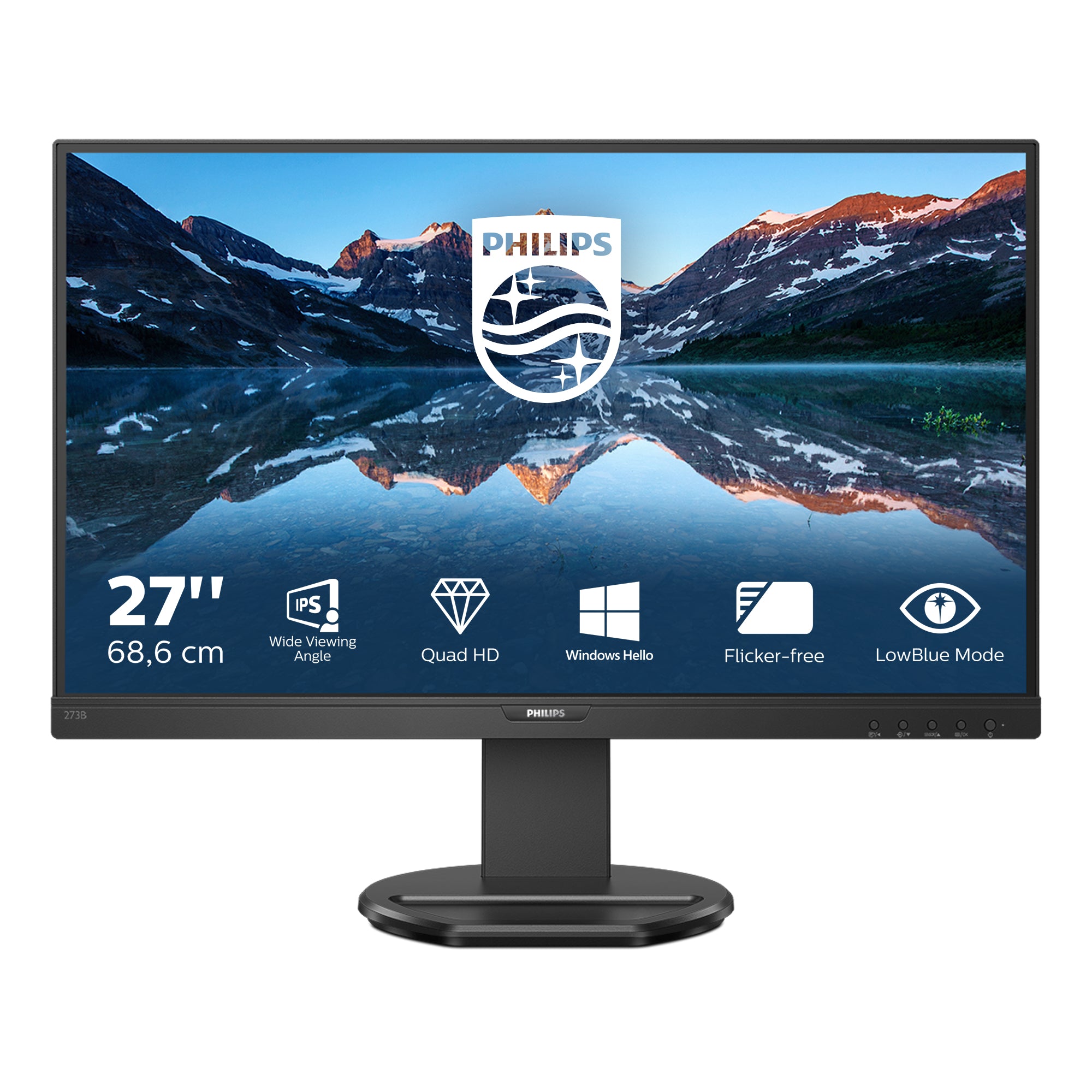 Philips B Line 276B9/00 LED display 68,6 cm (27") 2560 x 1440 pixels Quad HD Noir