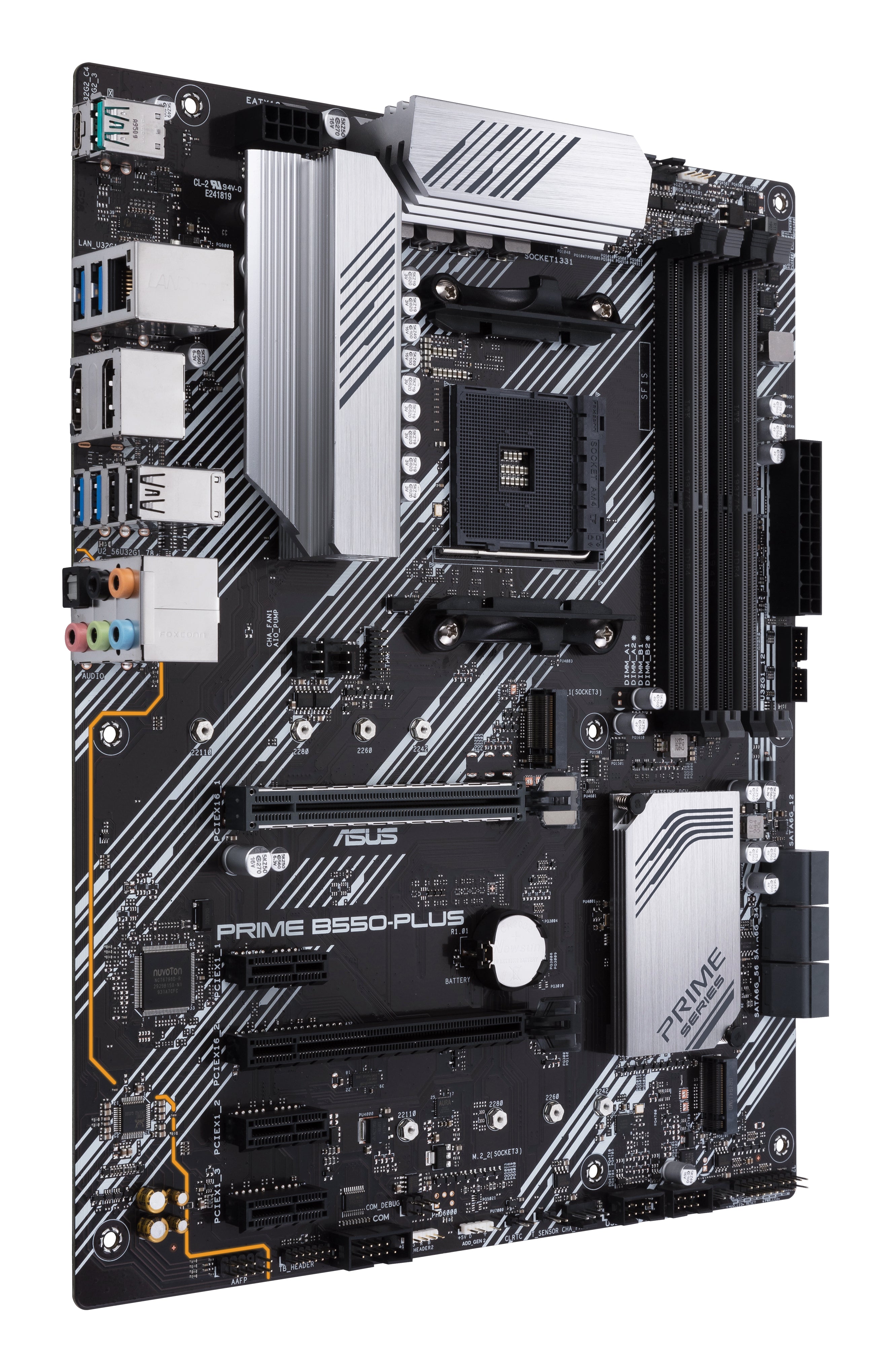 ASUS PRIME B550-PLUS AMD B550 Emplacement AM4 ATX