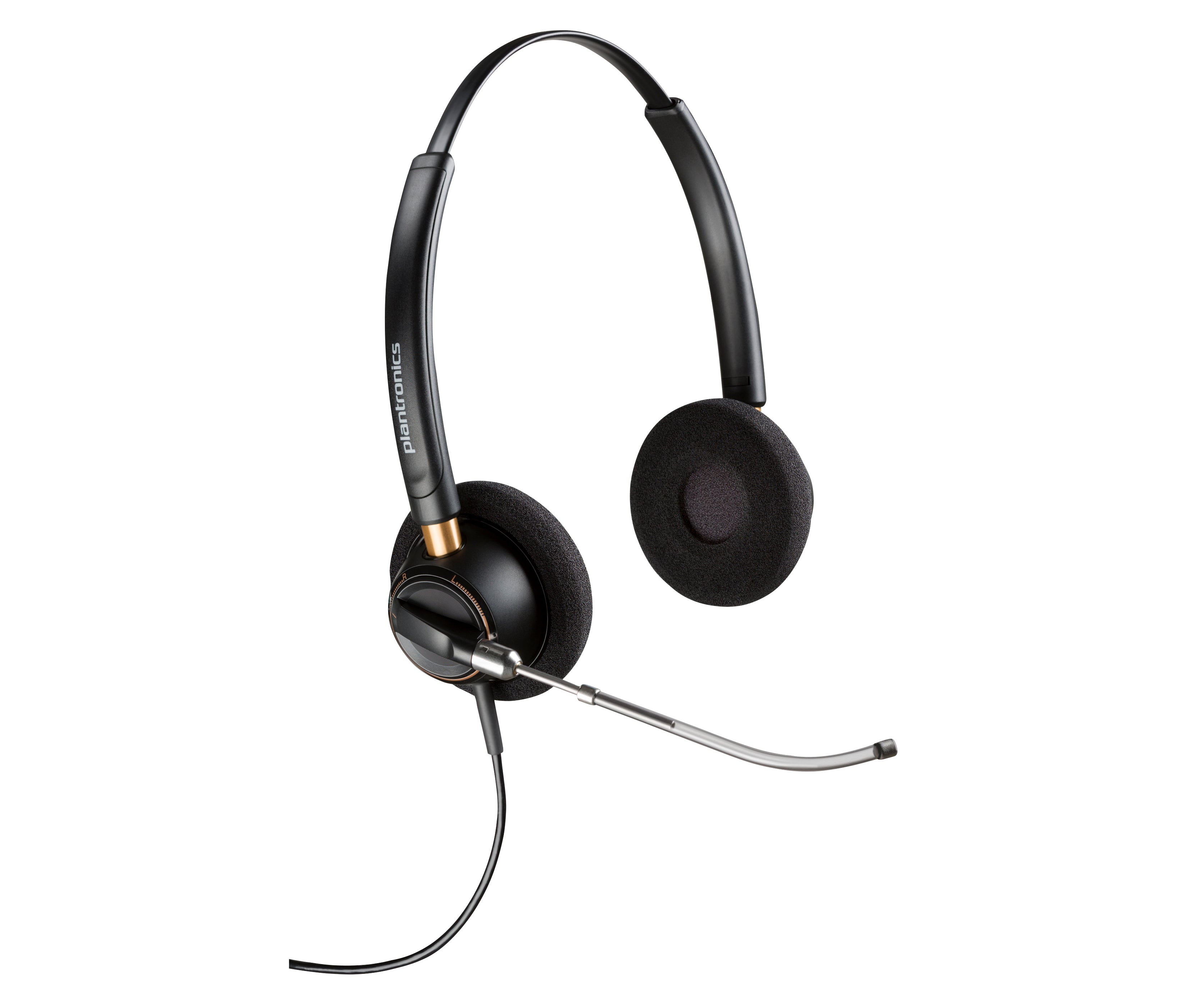 Poly Micro-casque binaural EncorePro 520V VoiceTube + fonction Quick Disconnect