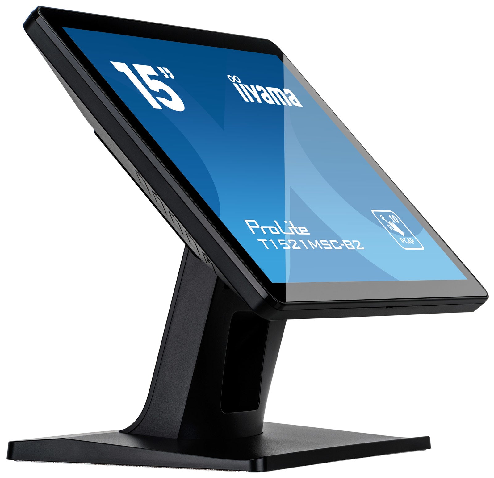 iiyama ProLite T1521MSC-B2 écran plat de PC 38,1 cm (15") 1024 x 768 pixels XGA LED Écran tactile Dessus de table Noir