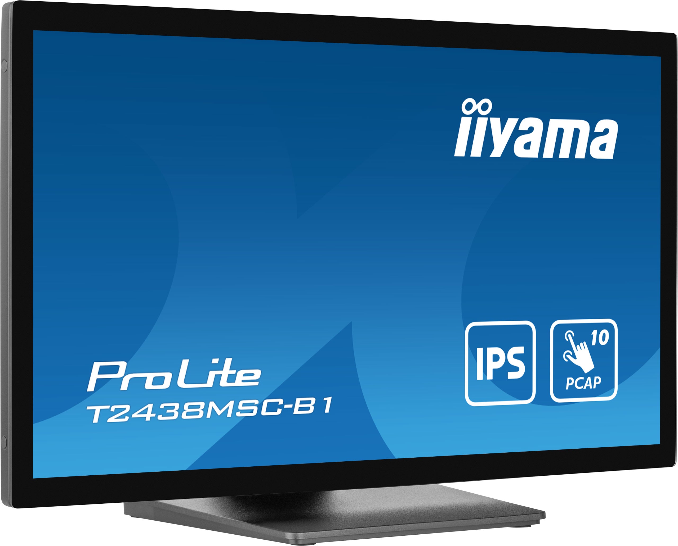 iiyama ProLite T2438MSC-B1 écran plat de PC 60,5 cm (23.8") 1920 x 1080 pixels Full HD LED Écran tactile Noir