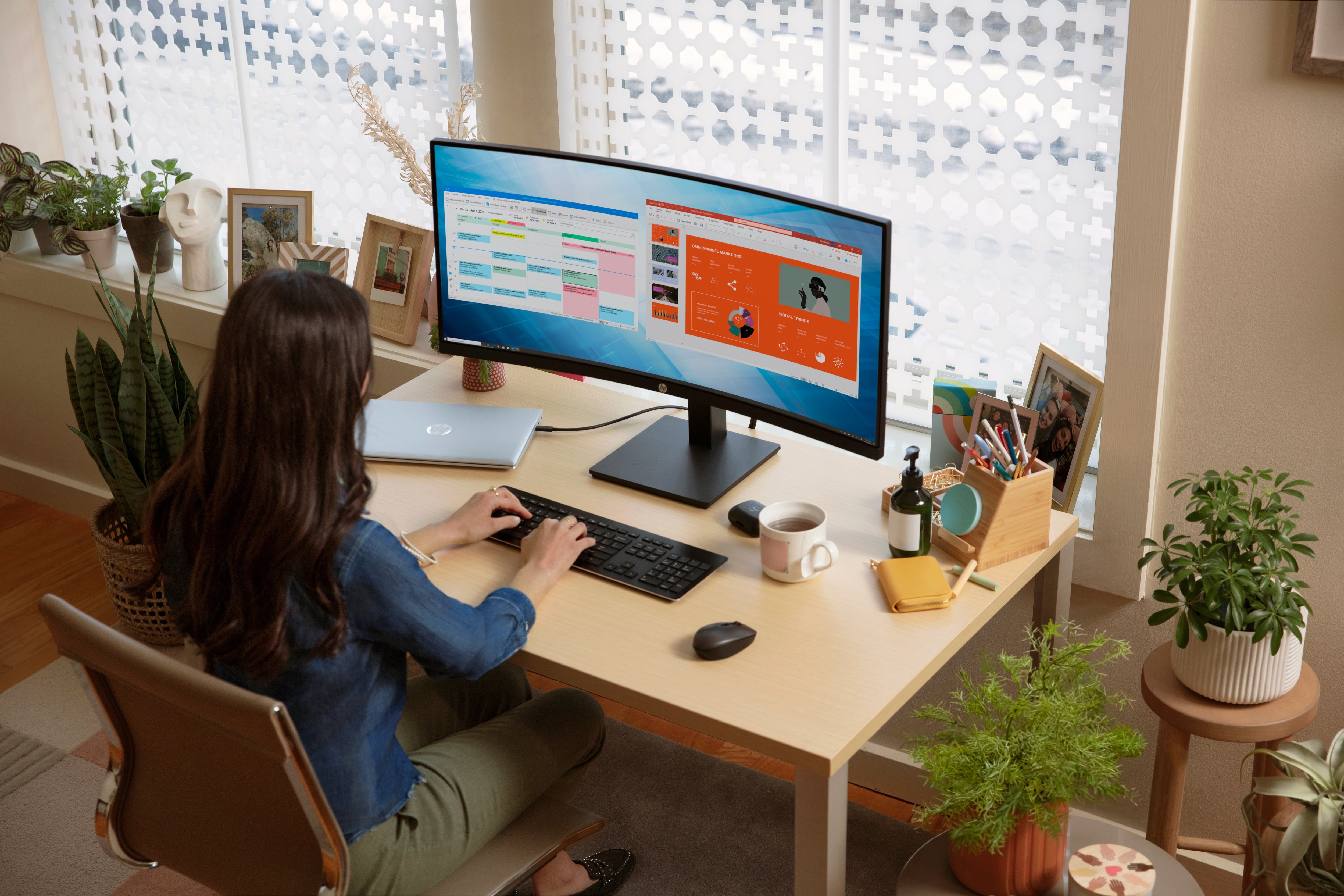 HP Écran incurvé P34hc G4 WQHD USB-C
