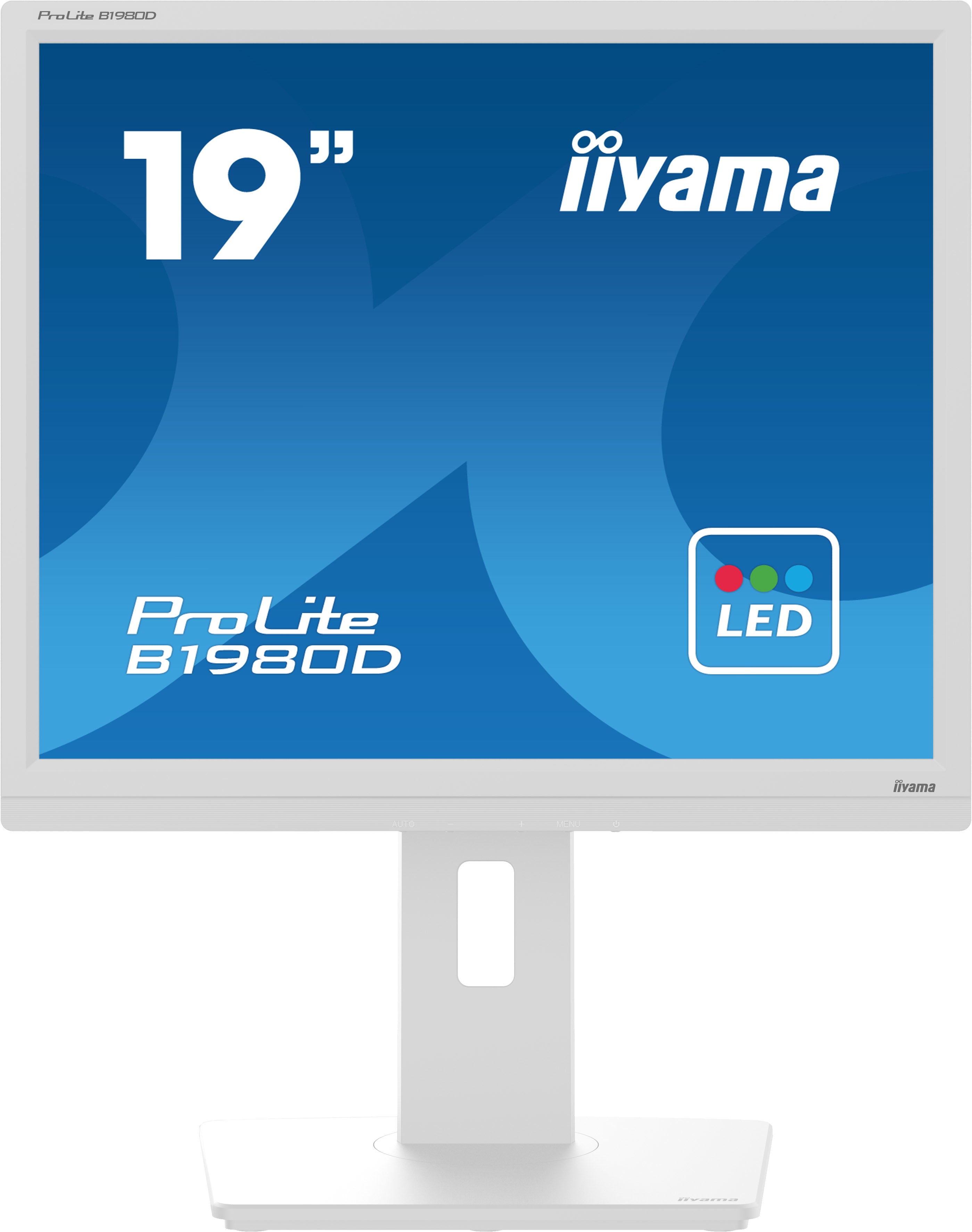 iiyama ProLite B1980D-W5 écran plat de PC 48,3 cm (19") 1280 x 1024 pixels SXGA LCD Blanc