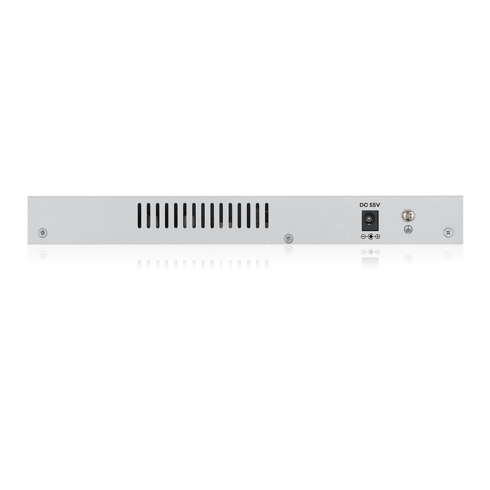Zyxel GS1200-8HP v2 Géré Gigabit Ethernet (10/100/1000) Connexion Ethernet, supportant l'alimentation via ce port (PoE) Gris