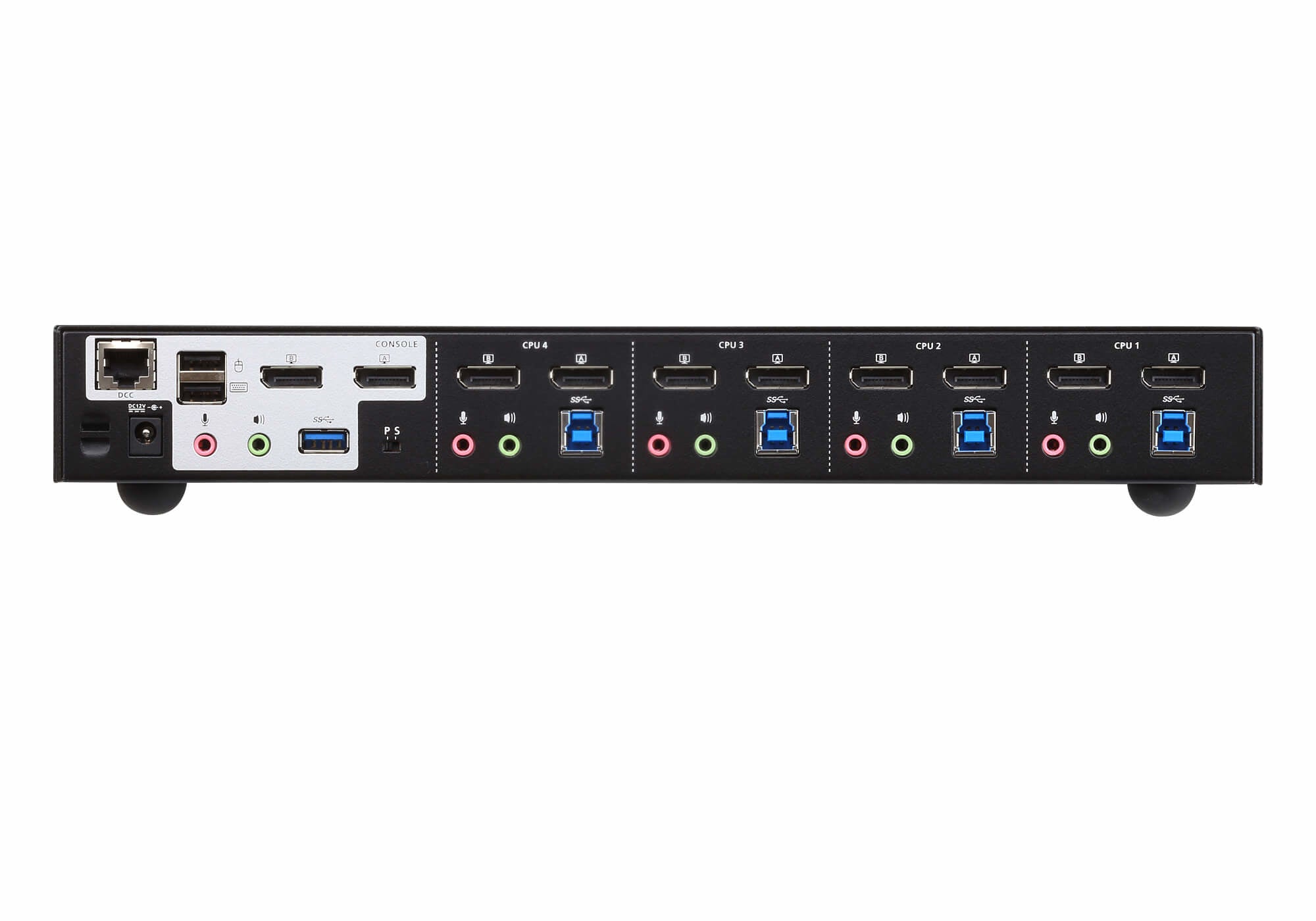 ATEN Commutateur KVMP™ deux affichage DisplayPort 4K 4 ports USB 3.0