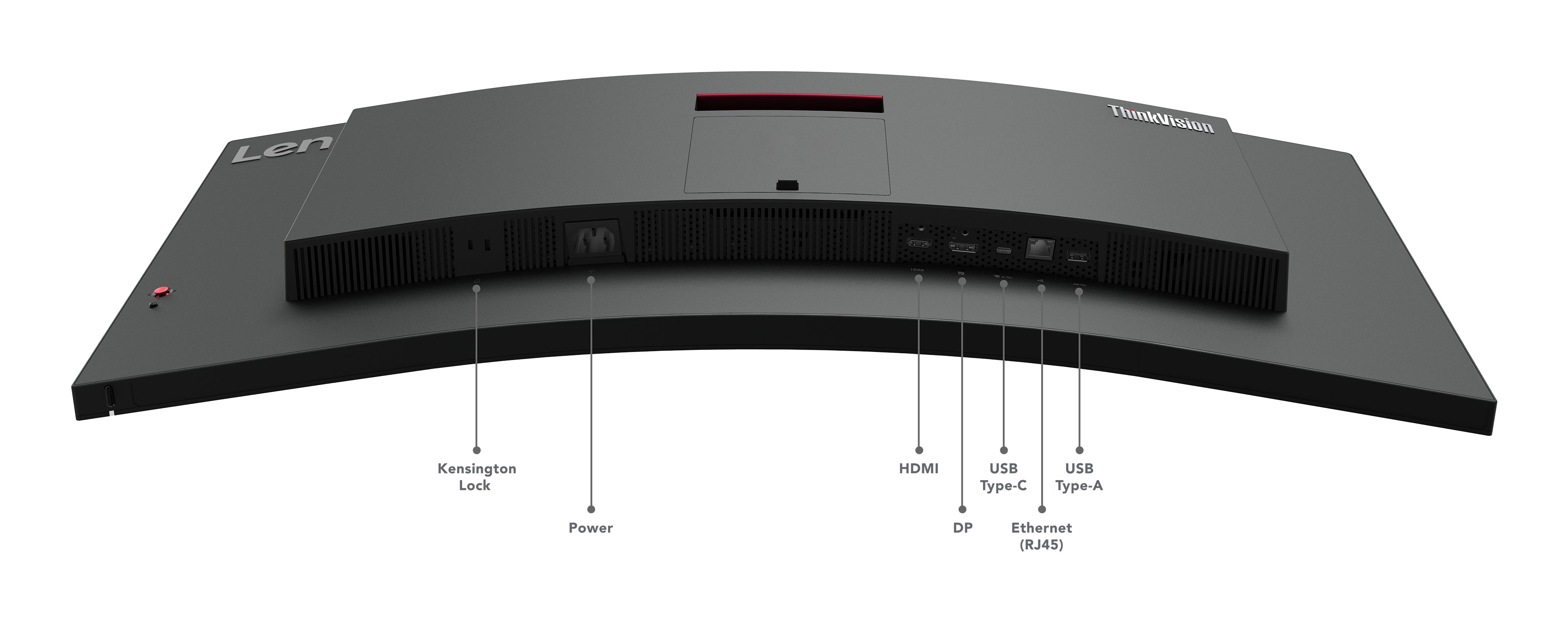 Lenovo ThinkVision T34w-30 LED display 86,4 cm (34") 3440 x 1440 pixels Wide Quad HD Noir