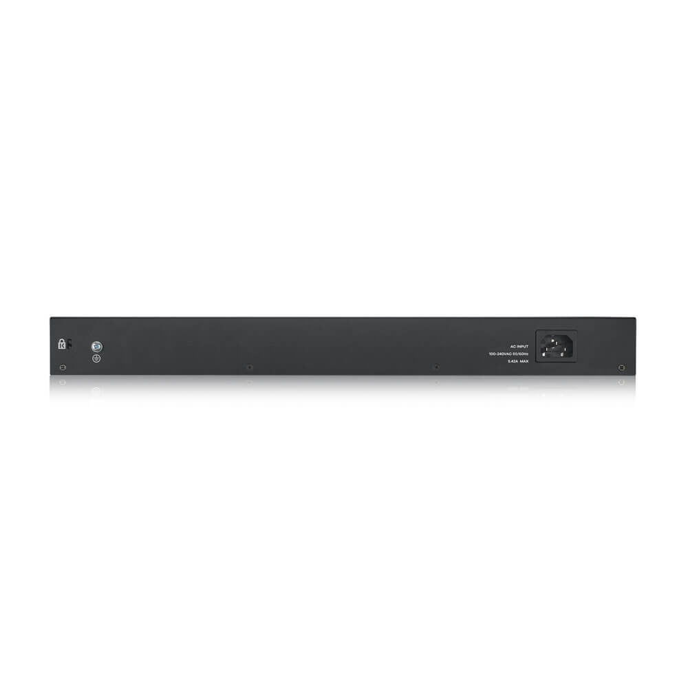 Zyxel GS1920-48HPV2 Géré Gigabit Ethernet (10/100/1000) Connexion Ethernet, supportant l'alimentation via ce port (PoE) Noir