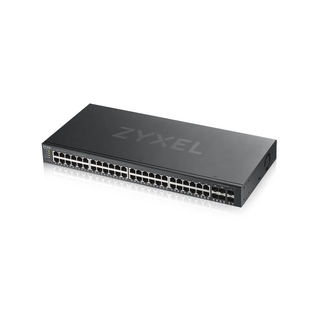 Zyxel GS1920-48V2 Géré Gigabit Ethernet (10/100/1000) Noir