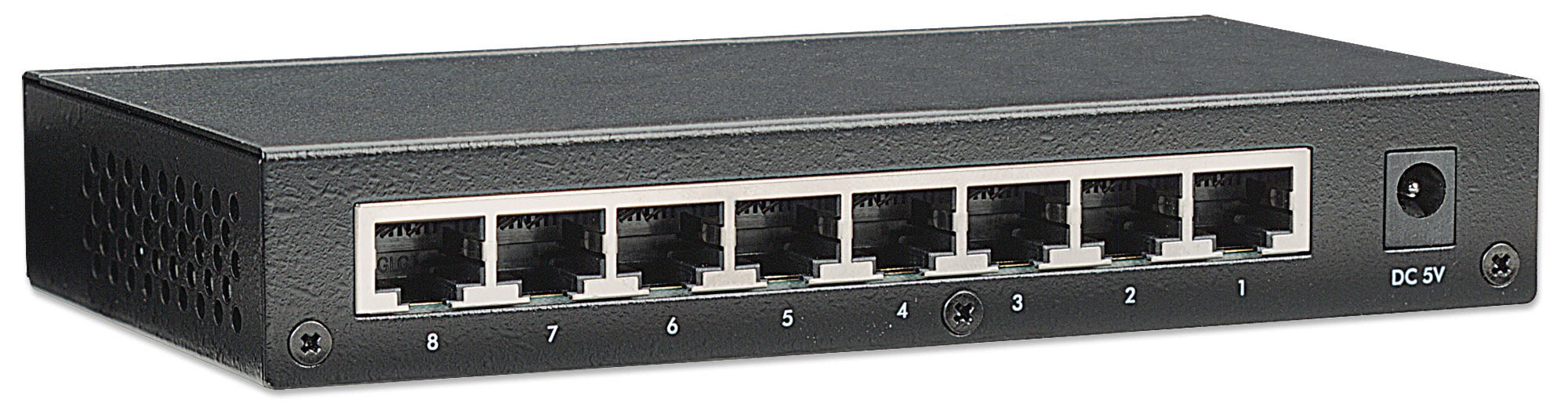 Intellinet 8-Port Fast Ethernet Office Switch Fast Ethernet (10/100) Noir
